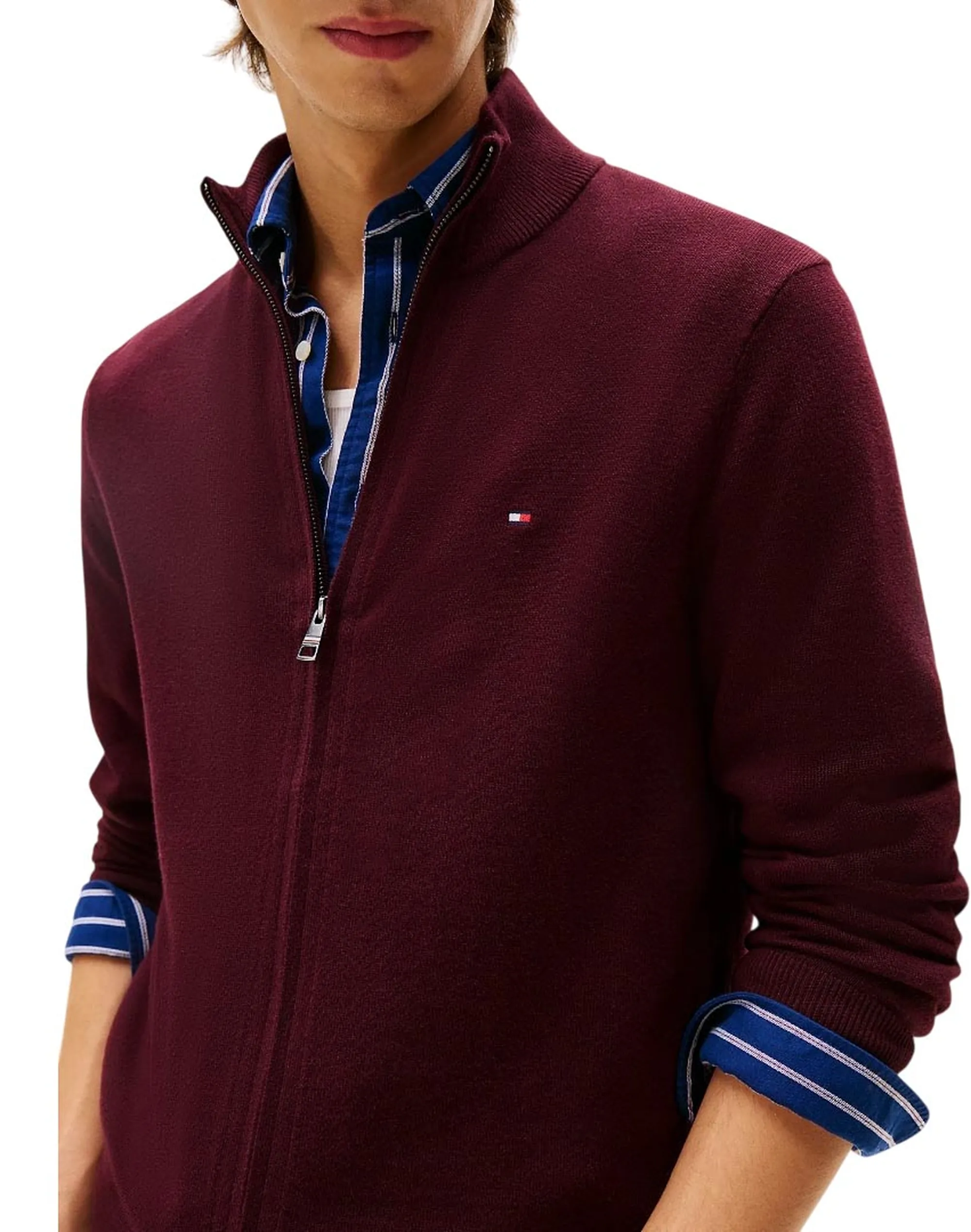 Tommy Hilfiger B'Cardigan ' Bordeaux Mw0Mw28050 168780