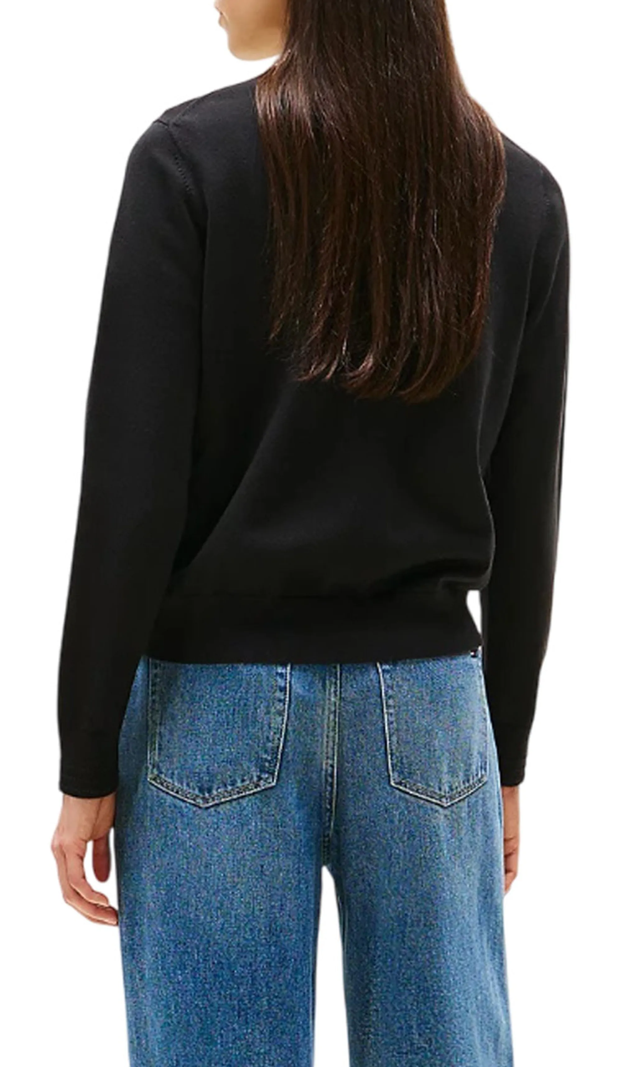 Tommy Hilfiger B'Cardigan ' Black Ww0Ww42370 155700