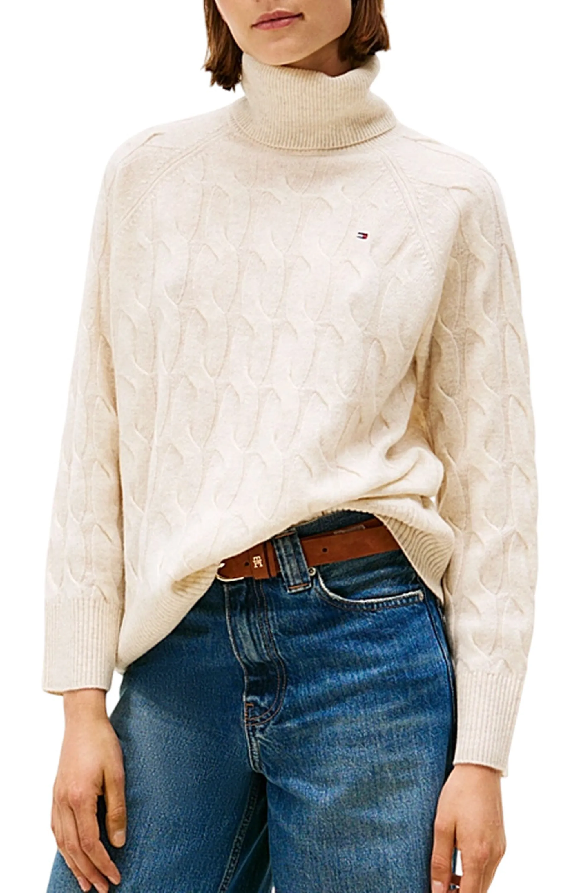 Tommy Hilfiger B'Turtleneck ' Milk Ww0Ww46791 164860