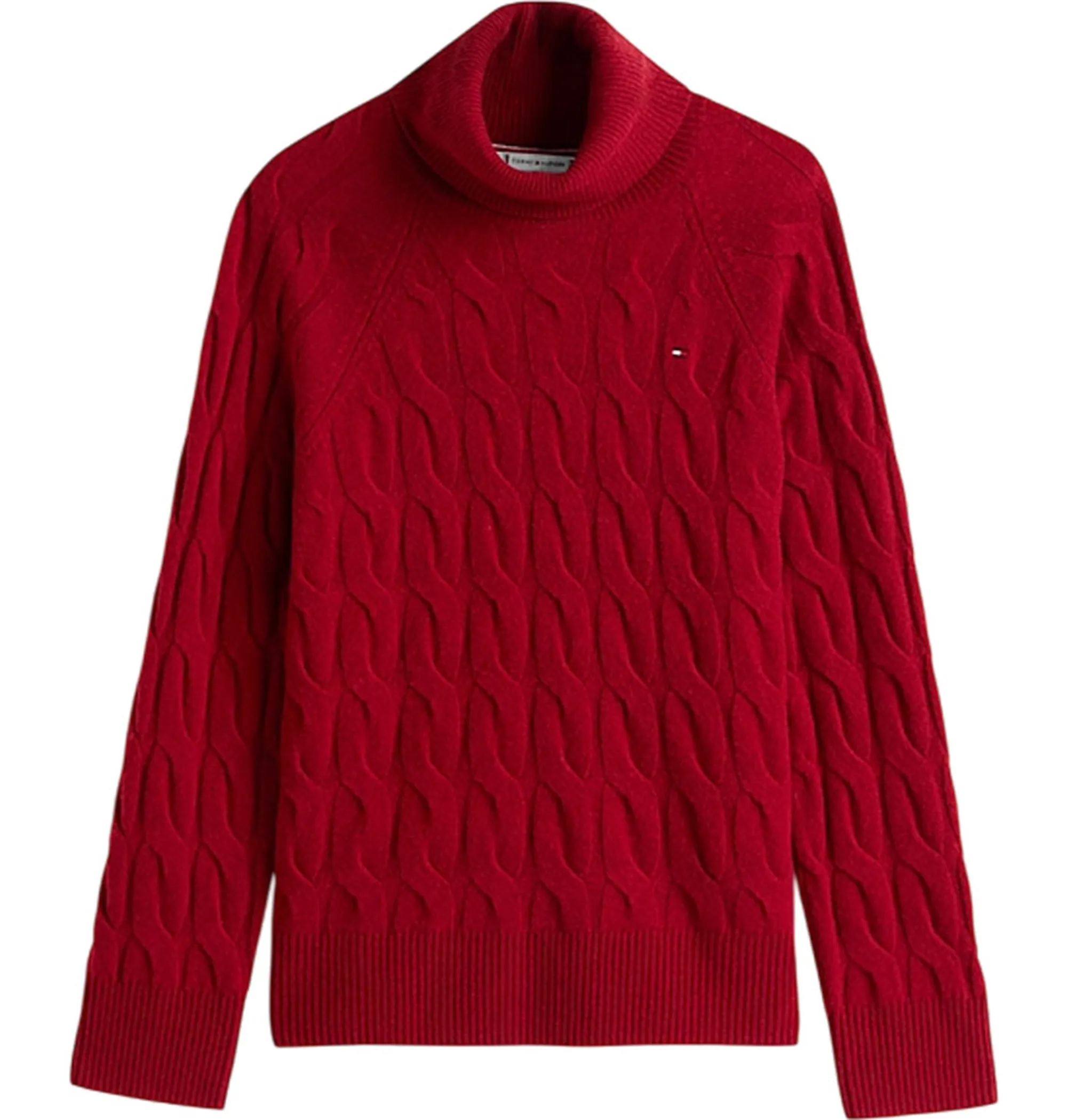 Tommy Hilfiger B'Turtleneck ' Red Ww0Ww46791 164882