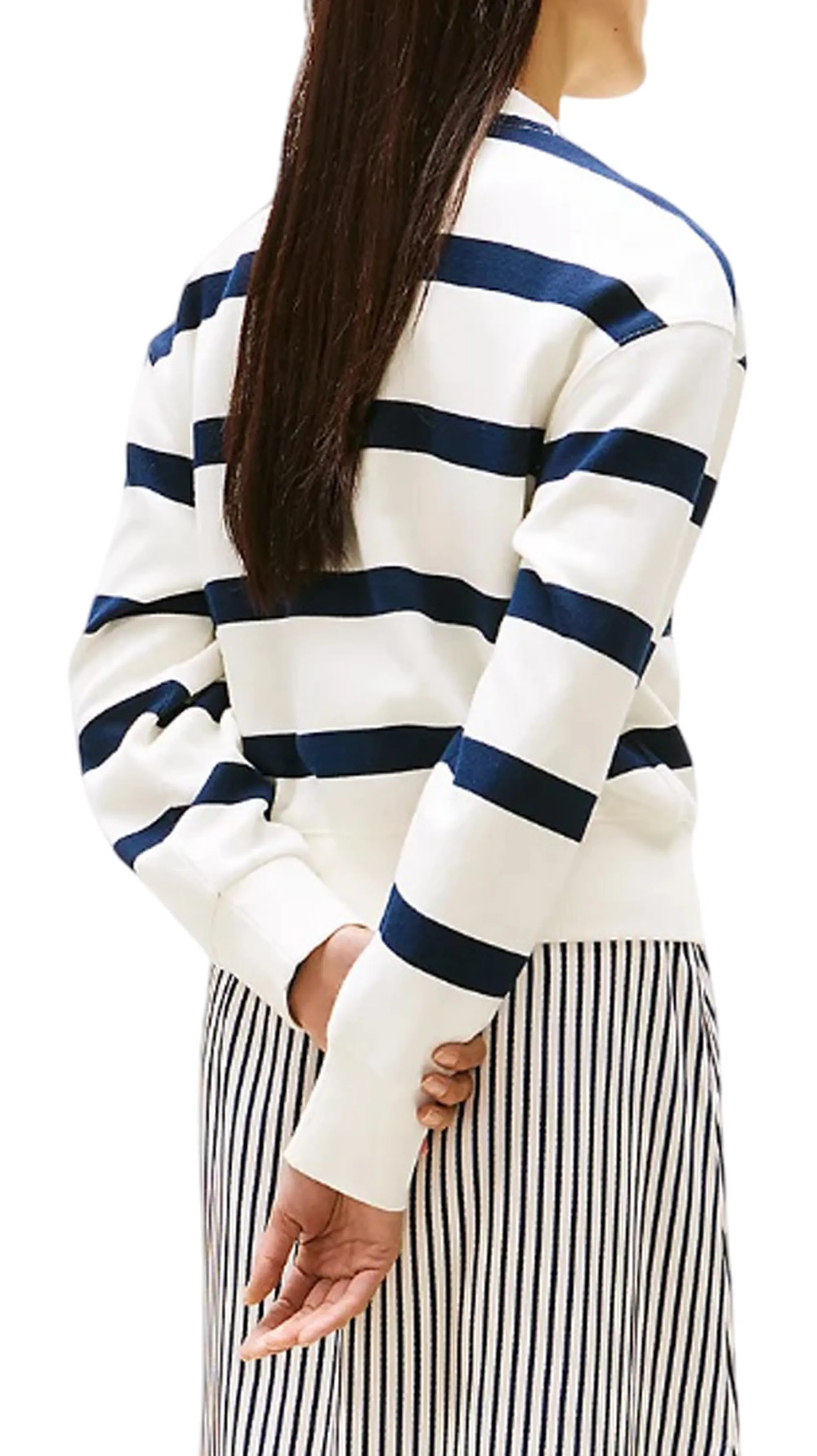 Tommy Hilfiger Felpa Avorio Ww0Ww45743 155387