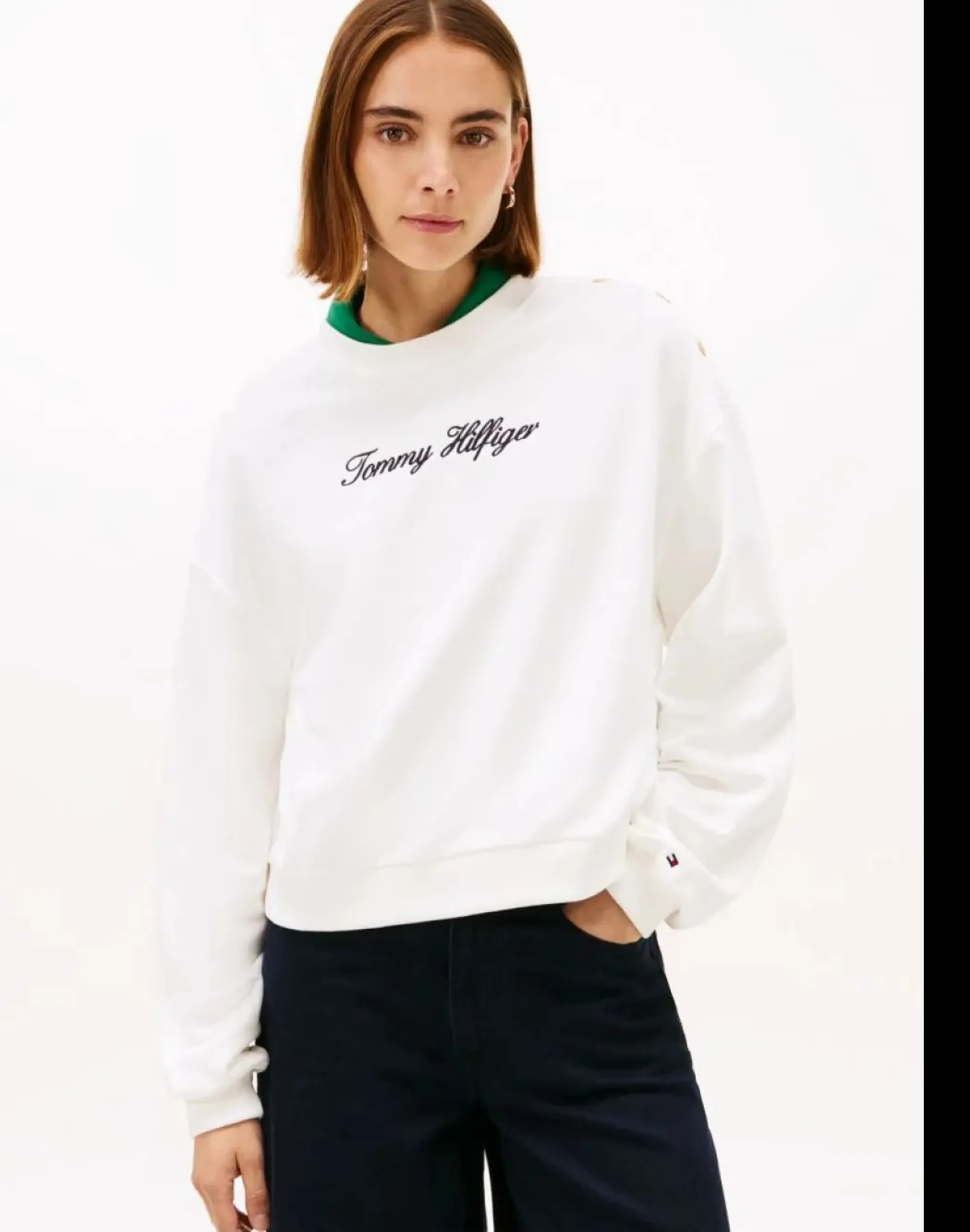 Tommy Hilfiger B'Sweatshirt' White Ww0Ww48783 169743