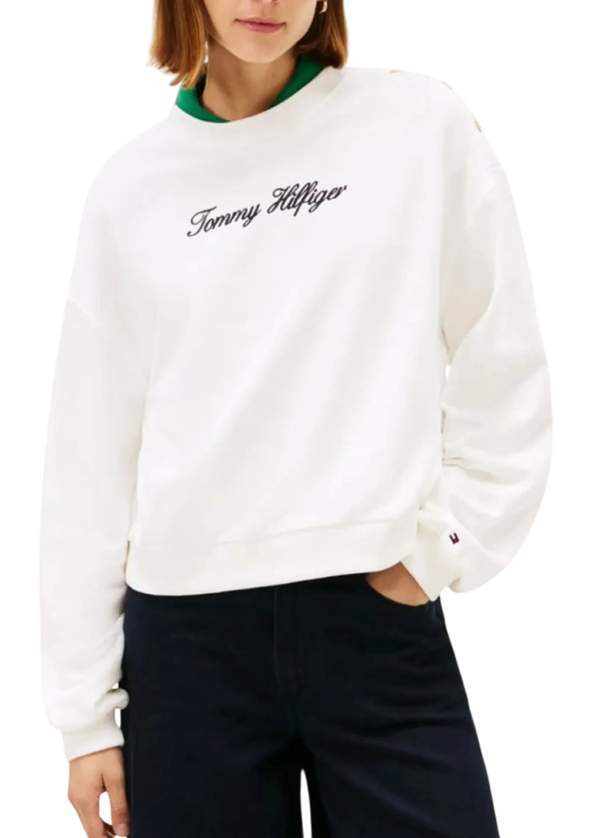 Tommy Hilfiger Felpa Bianco Ww0Ww48783 170404