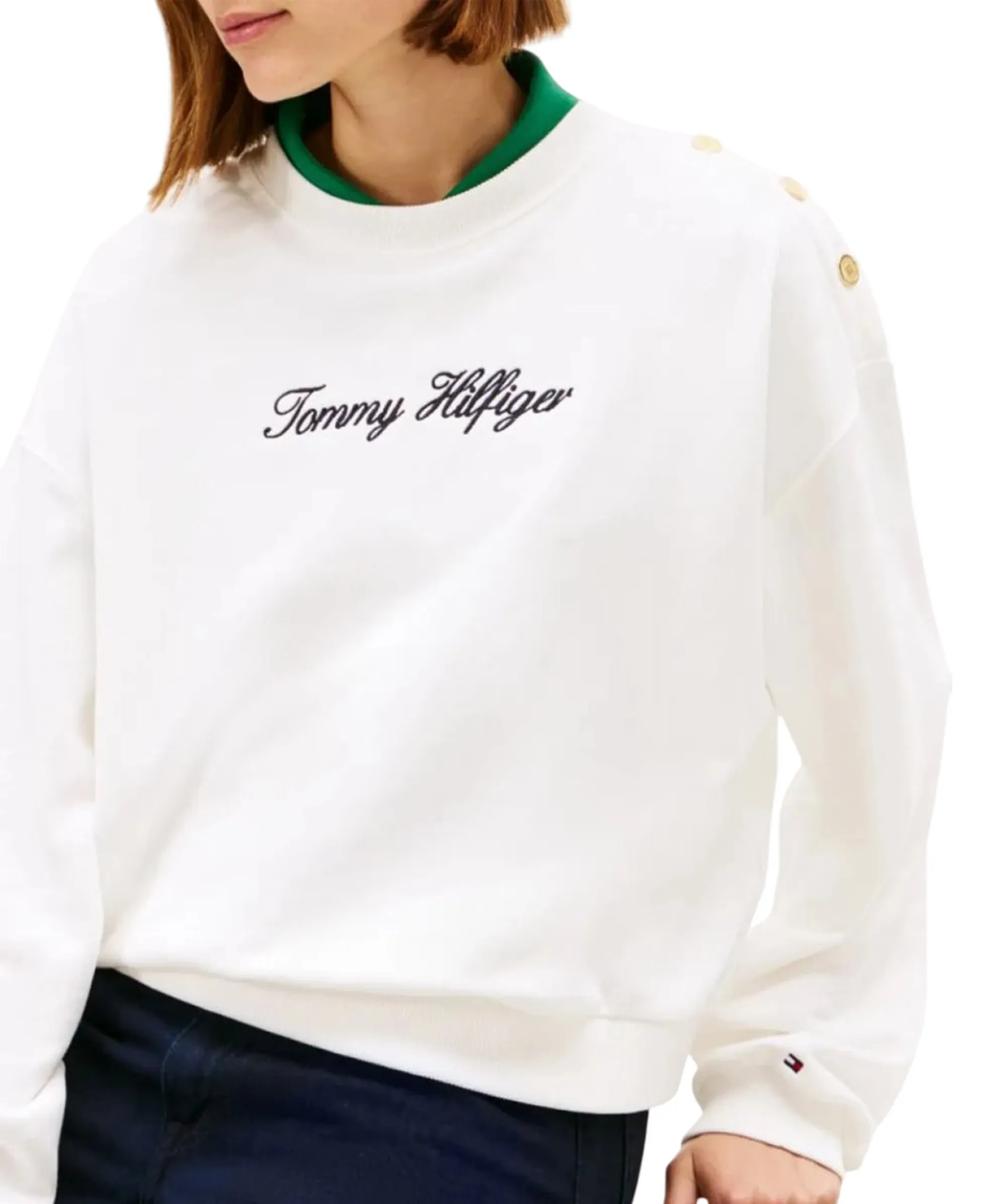 Tommy Hilfiger Felpa Bianco Ww0Ww48783 170411