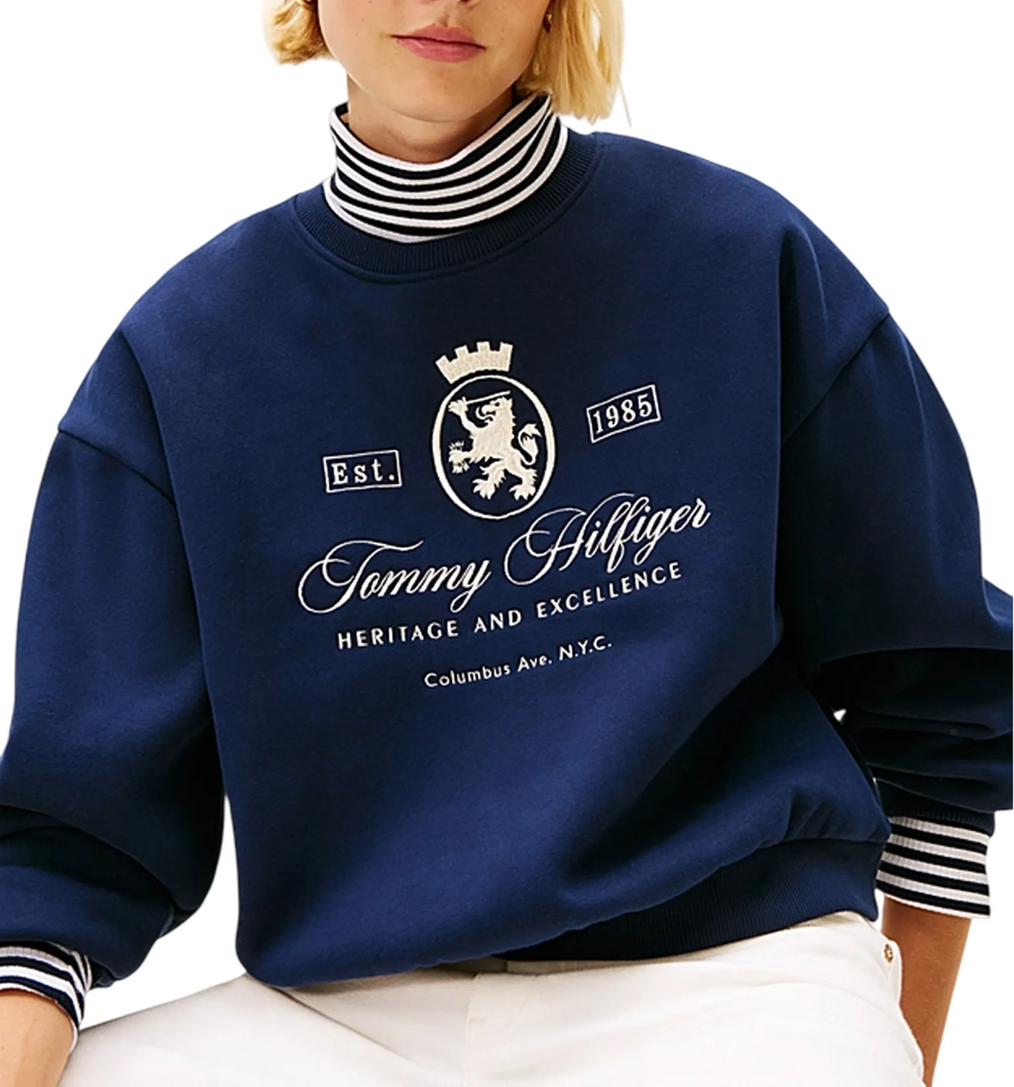 Tommy Hilfiger B'Sweatshirt ' Blu Ww0Ww46128 164222