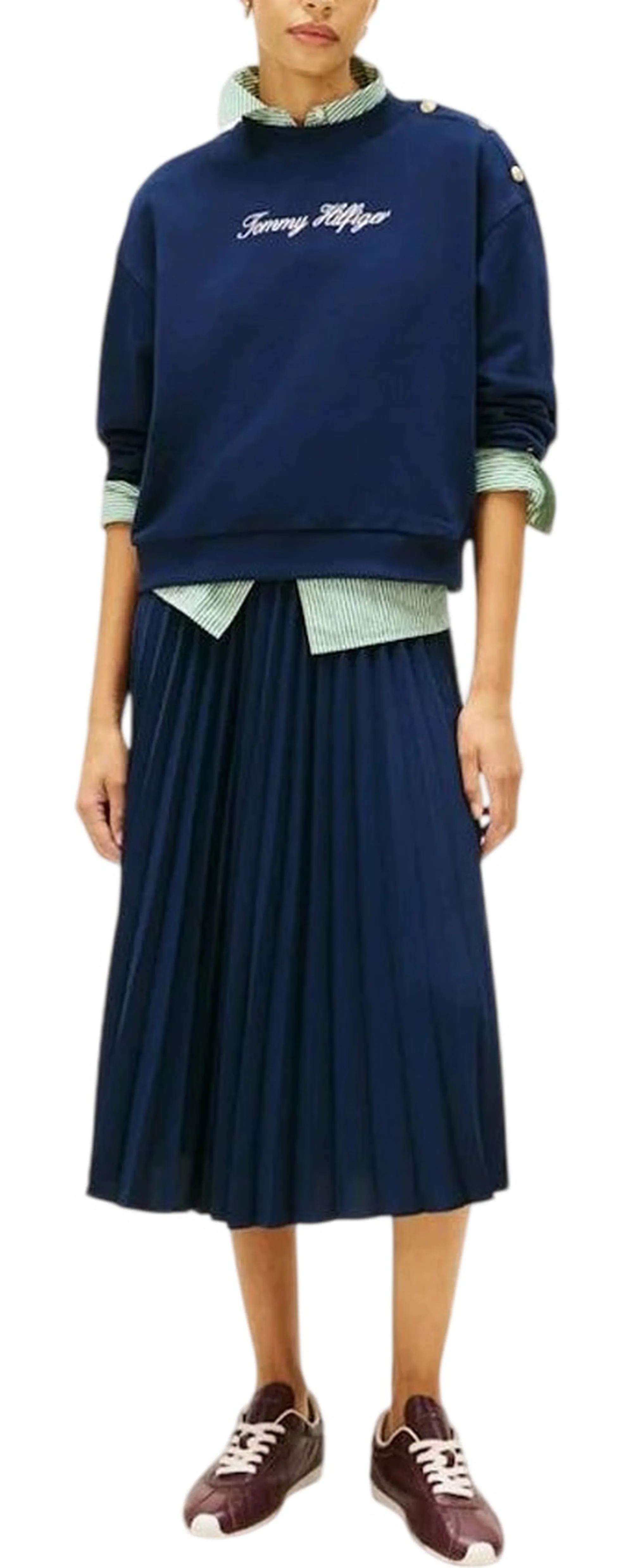 Tommy Hilfiger Felpa Blu Ww0Ww48783 170402