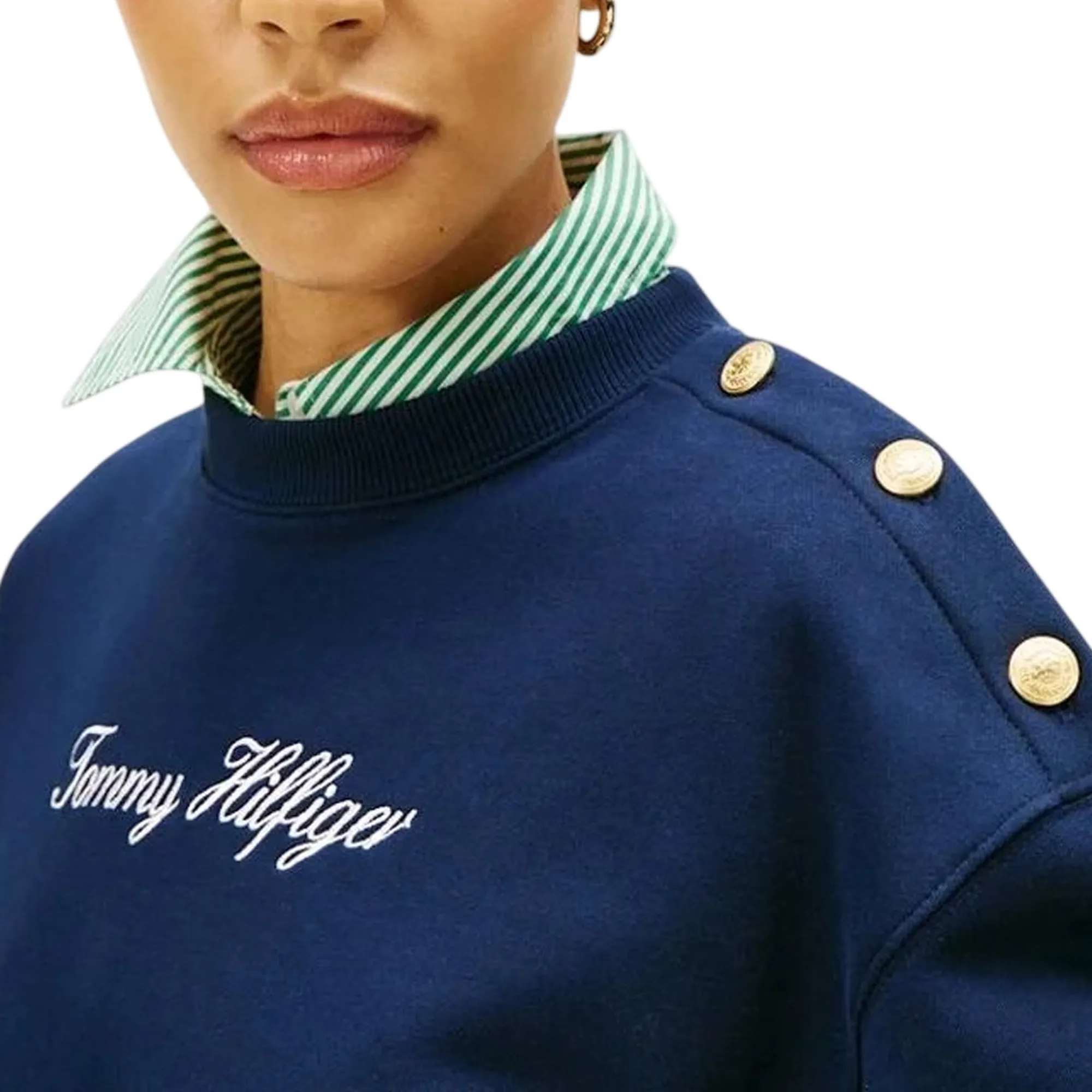 Tommy Hilfiger Felpa Blu Ww0Ww48783 170403