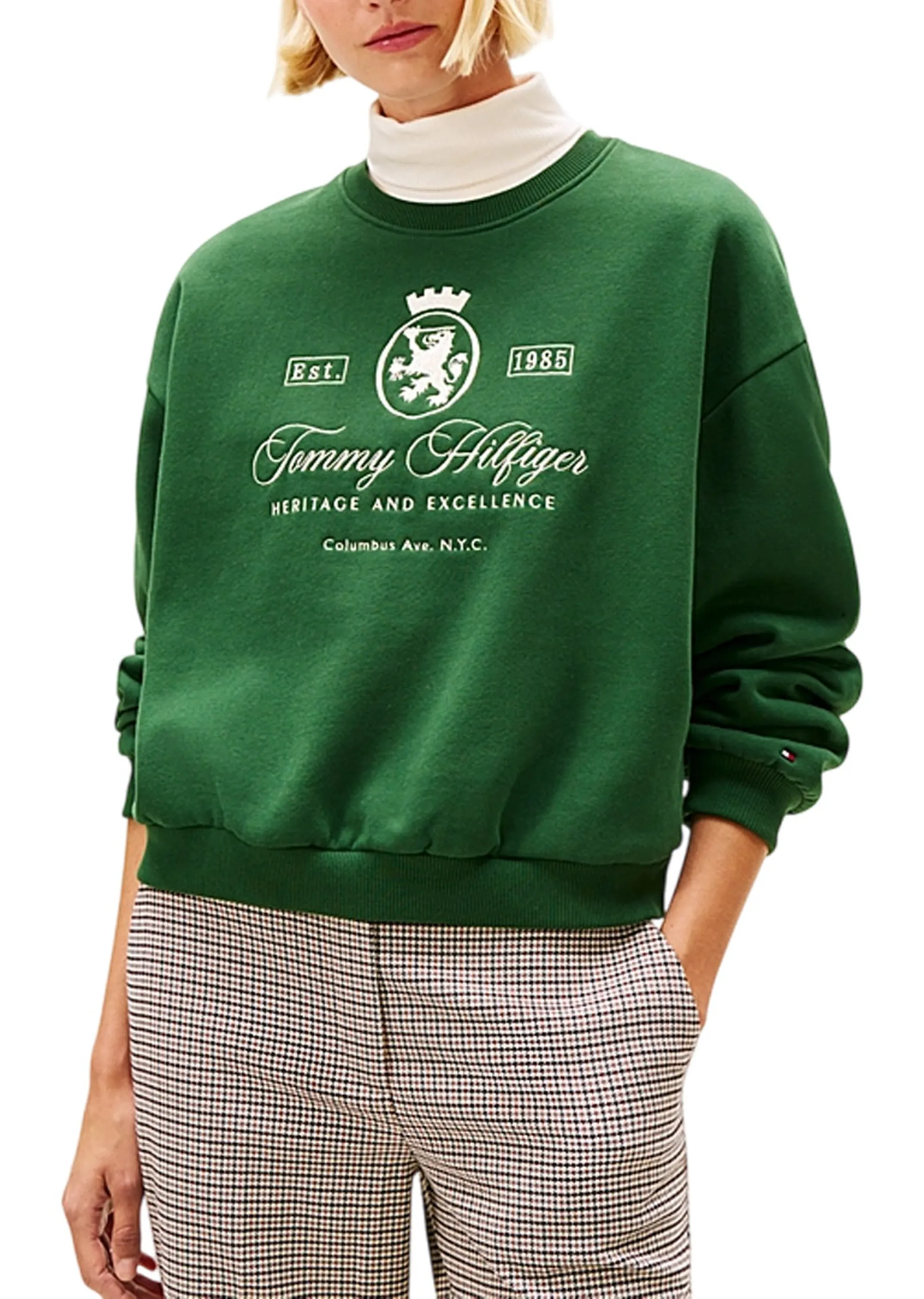 Tommy Hilfiger B'Sweatshirt ' Green Ww0Ww46128 164275