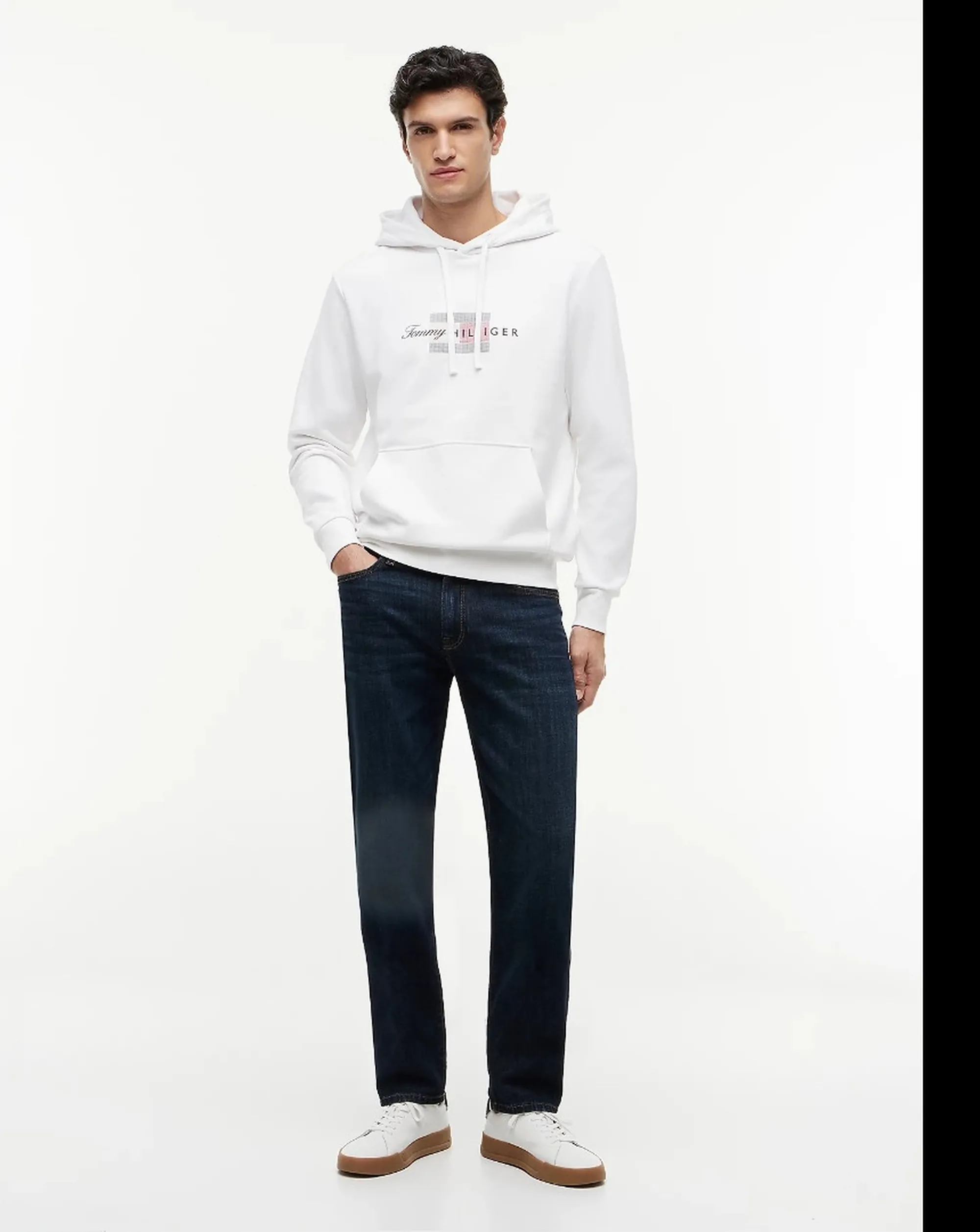 Tommy Hilfiger B' Flag Hoodie' White Mw0Mw43220 184314