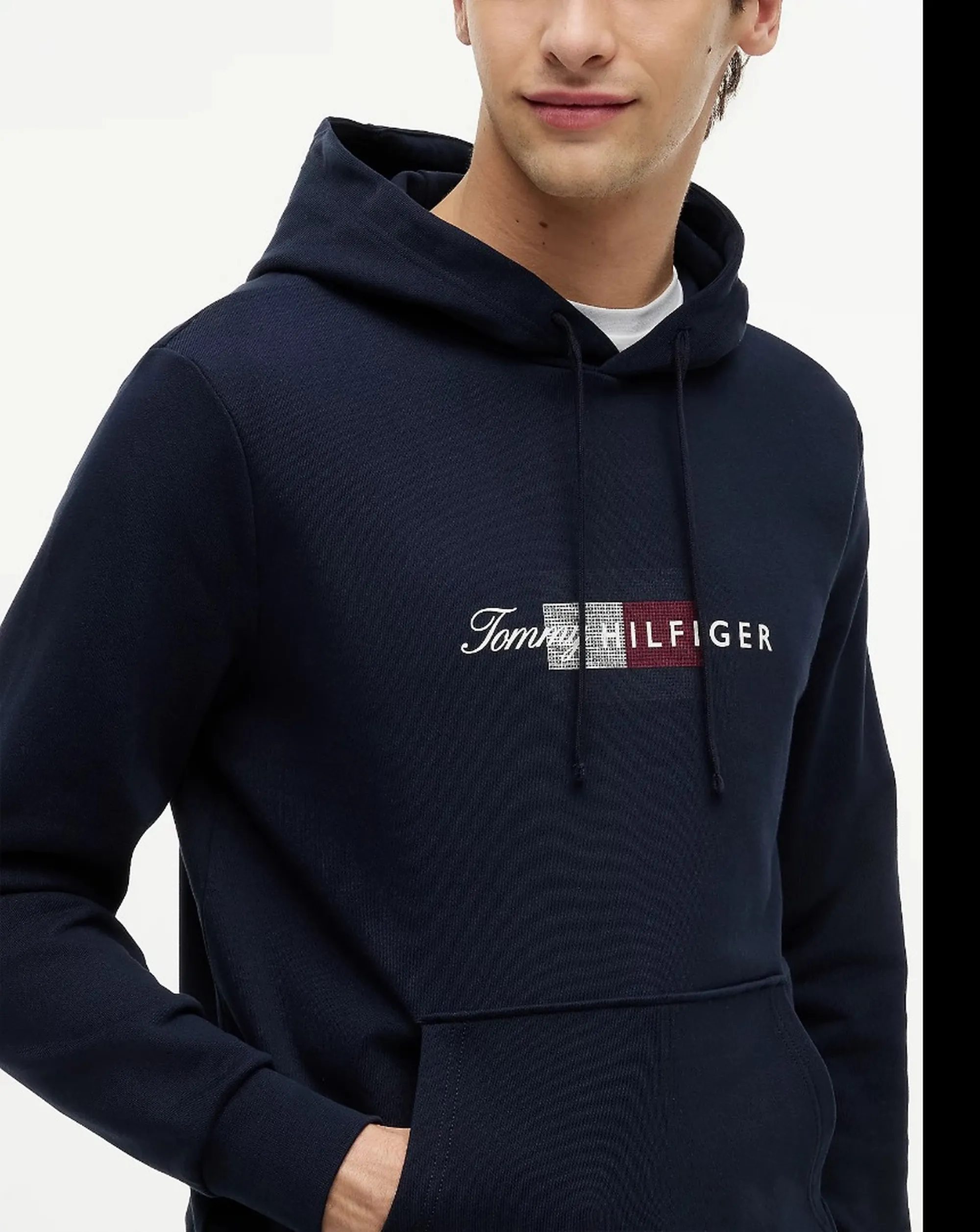 Tommy Hilfiger B' Flag Hoodie' Dark Blue Mw0Mw43220 184319