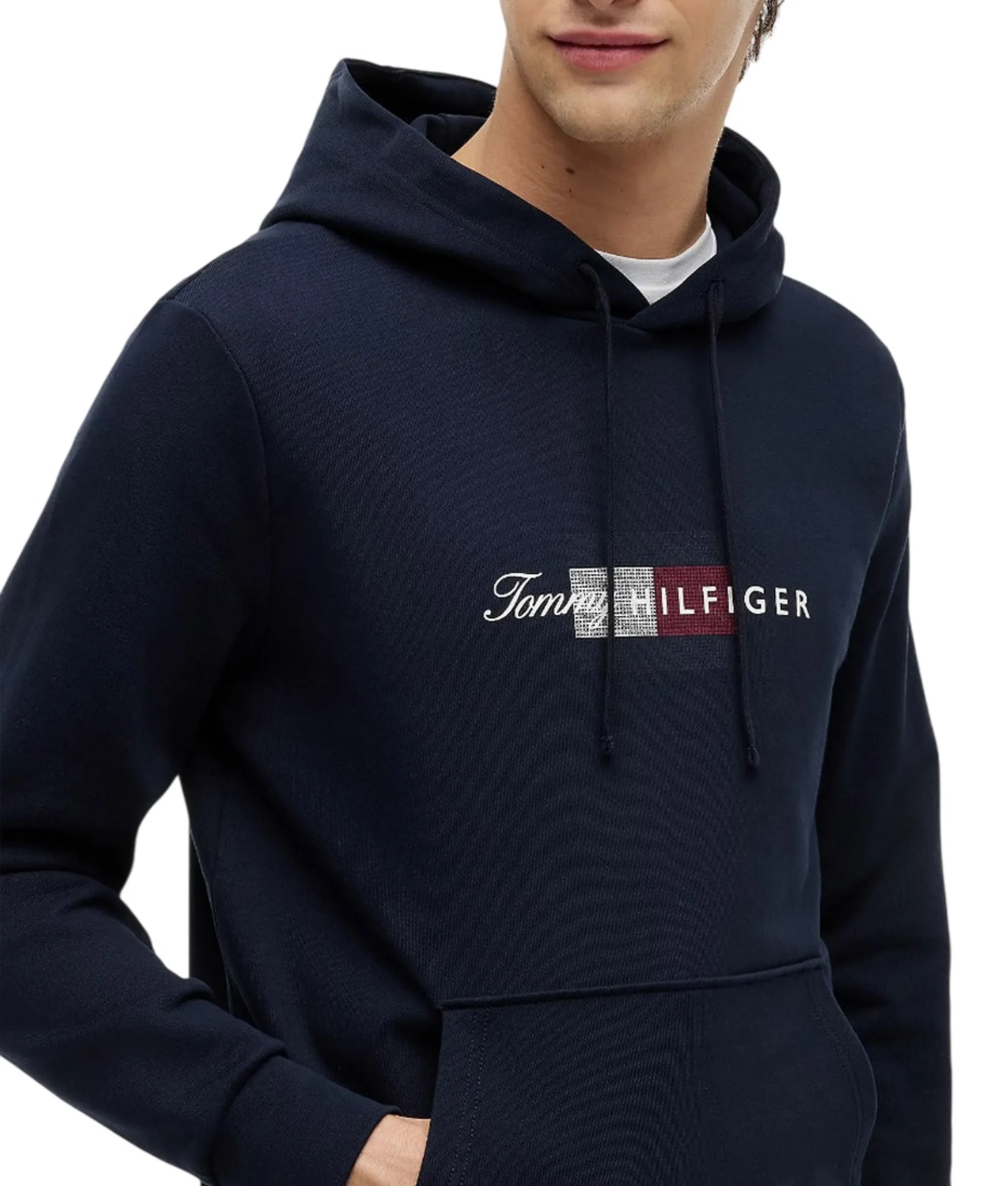 Tommy Hilfiger Felpa  Flag Blu Scuro Mw0Mw43220 184775