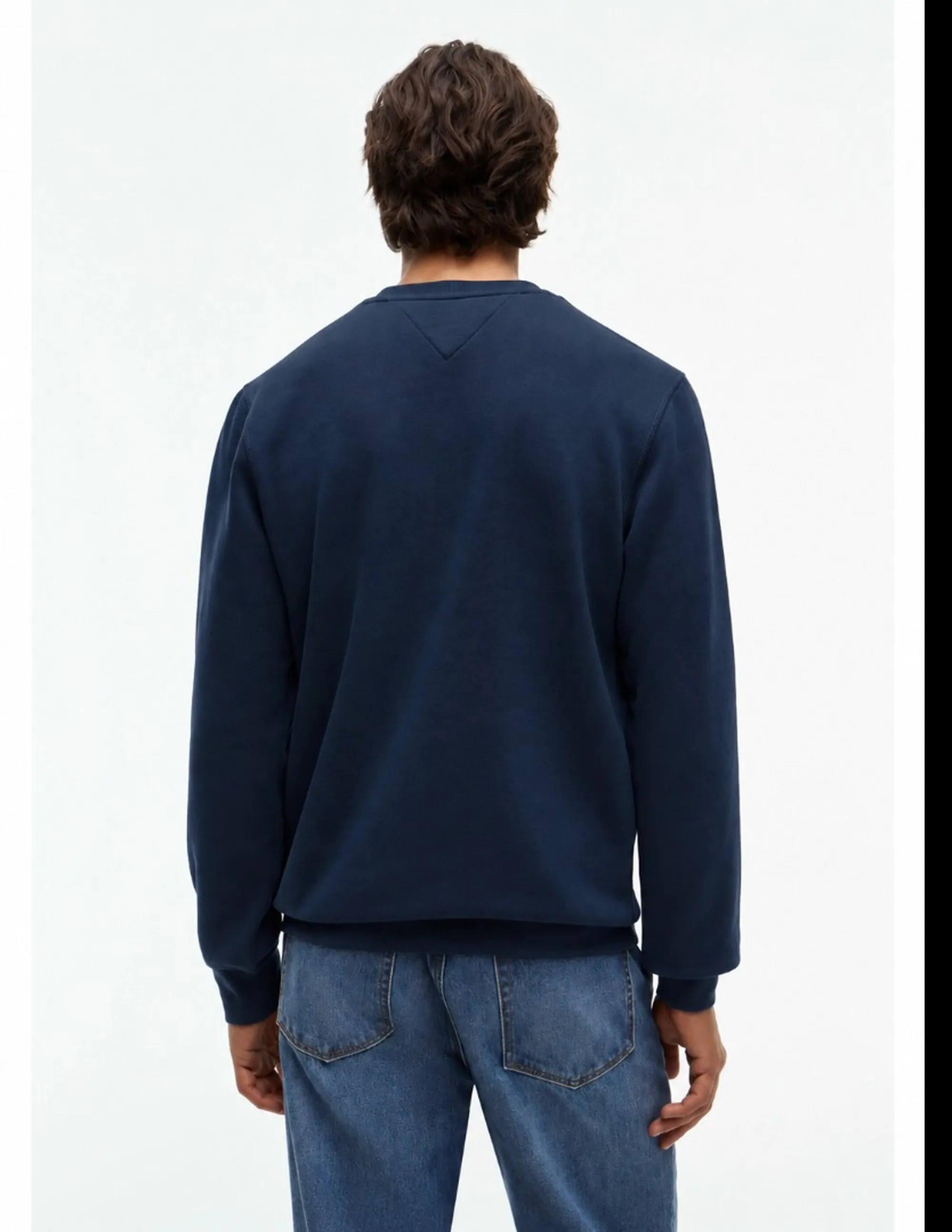 Tommy Hilfiger Felpa Girocollo Varsity Roundel Blu Mw0Mw44953 191604