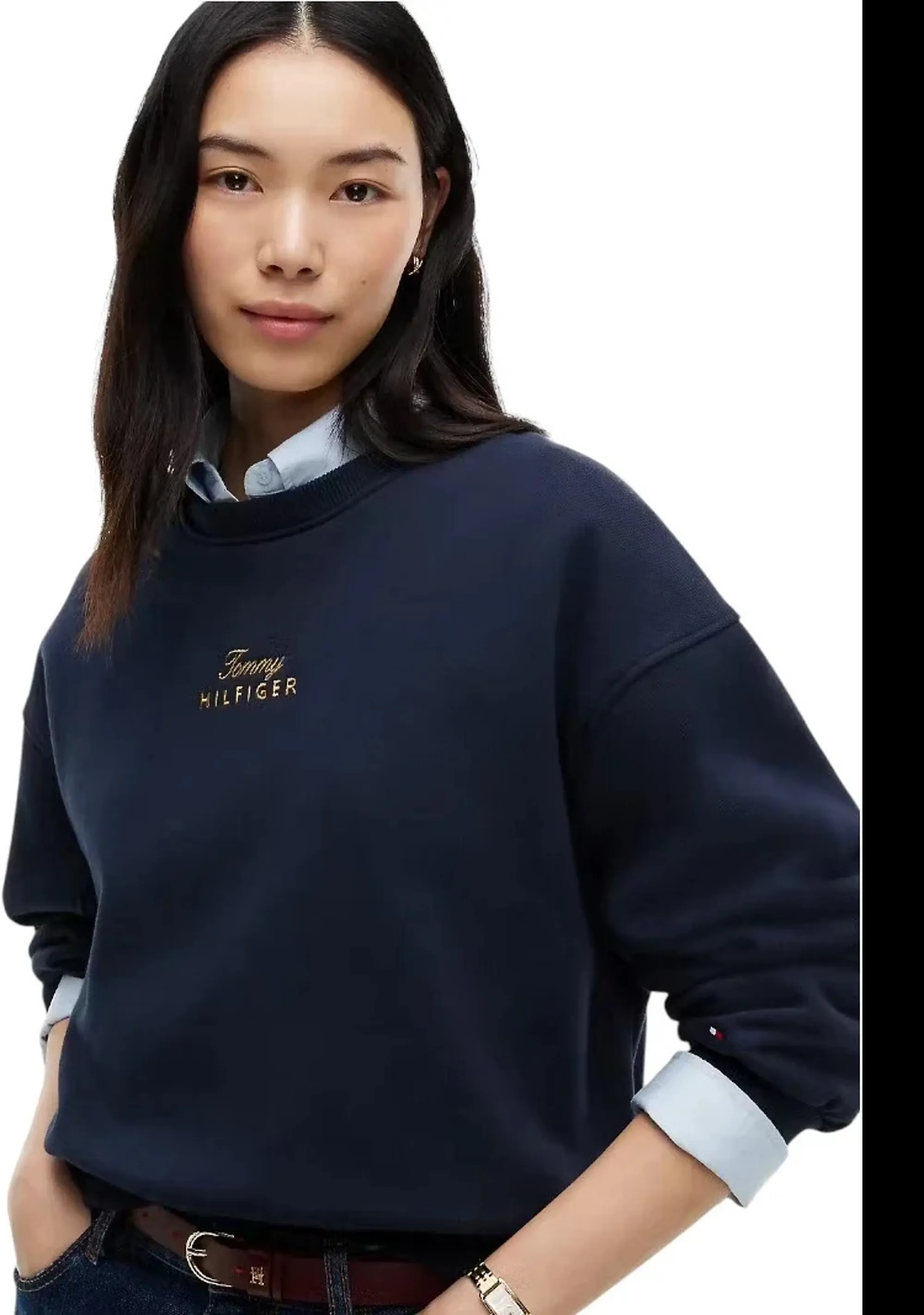 Tommy Hilfiger B'Gold  Sweater' Blu Ww0Ww51724 193158