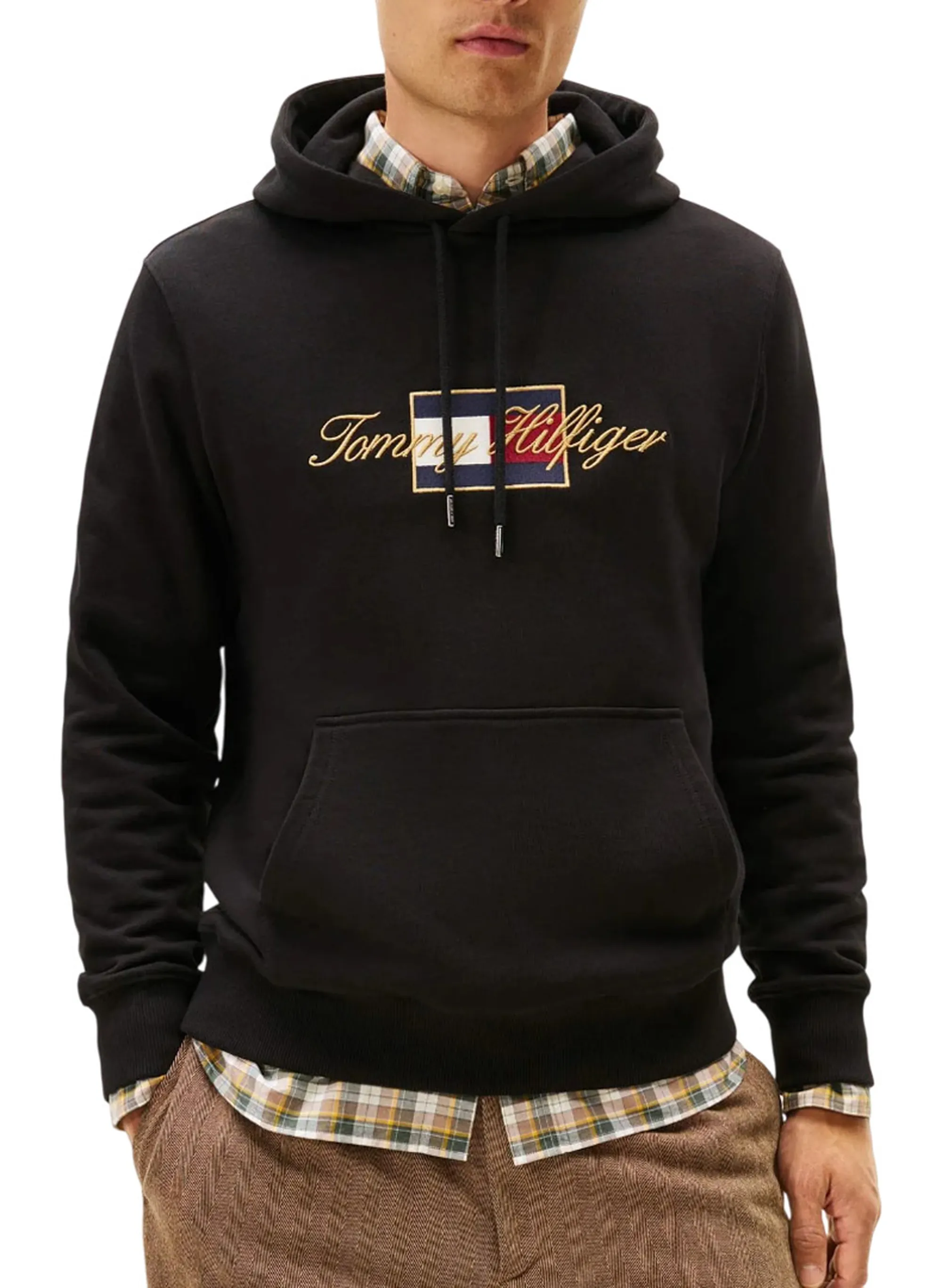 Tommy Hilfiger B'Icon Gold Sweatshirt' Black Mw0Mw41502 155134