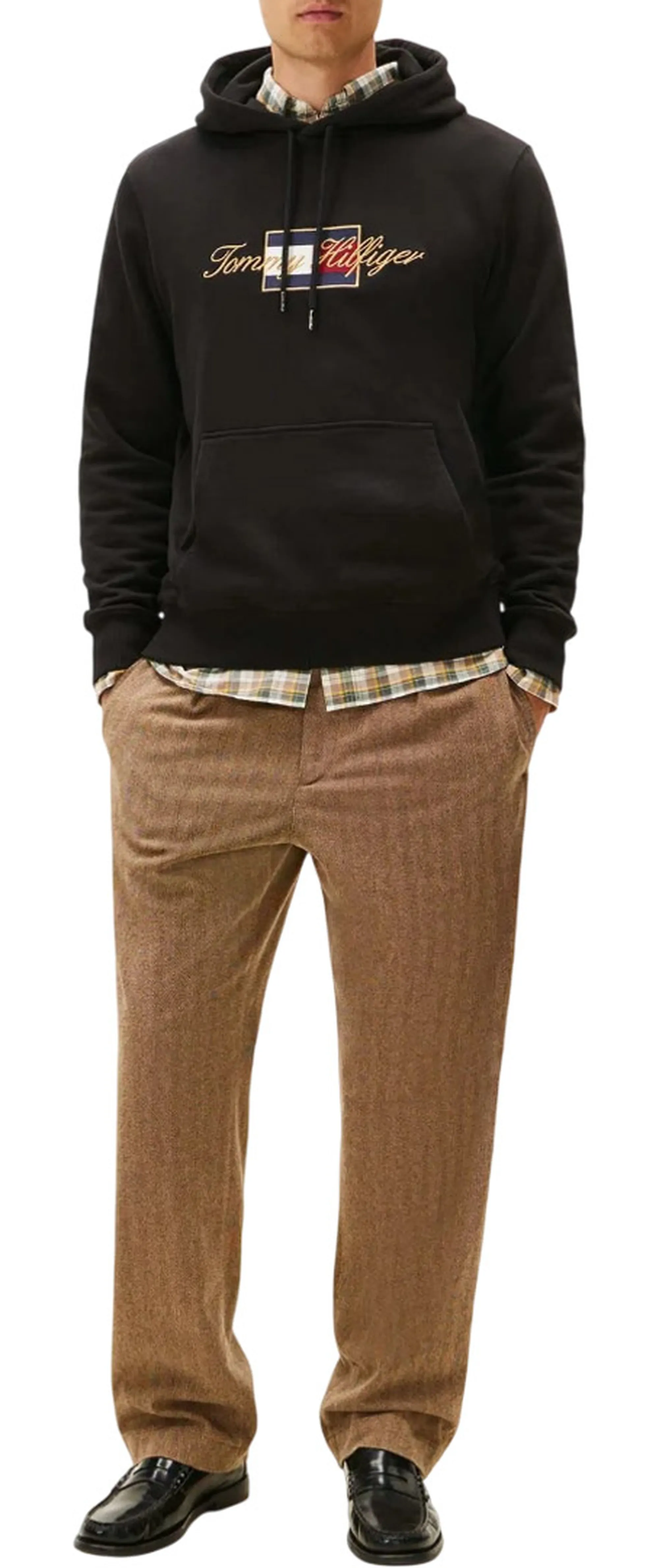 Tommy Hilfiger B'Icon Gold Sweatshirt' Black Mw0Mw41502 155136