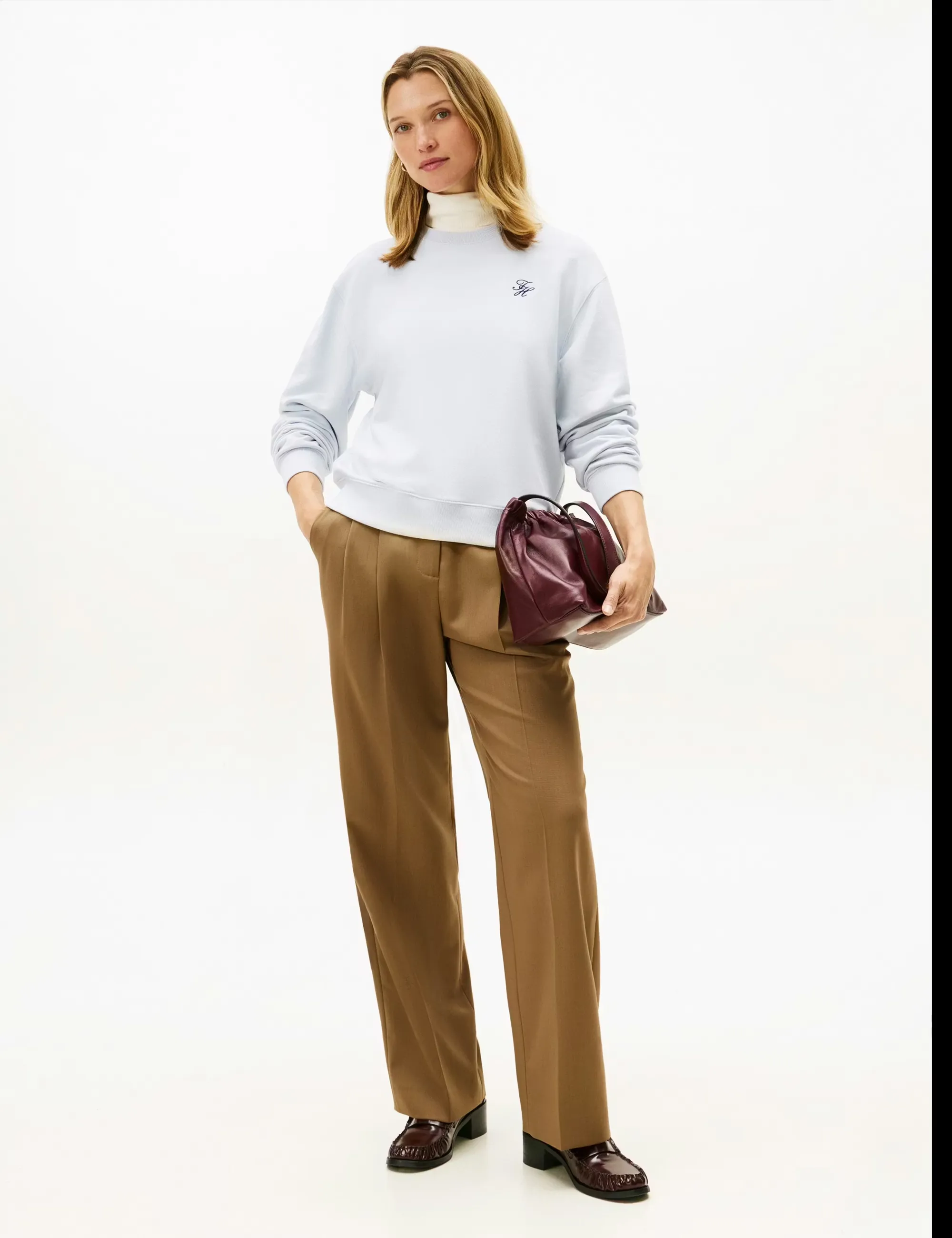 Tommy Hilfiger B'Terry Sweatshirt' Light Blue Ww0Ww49418 169731