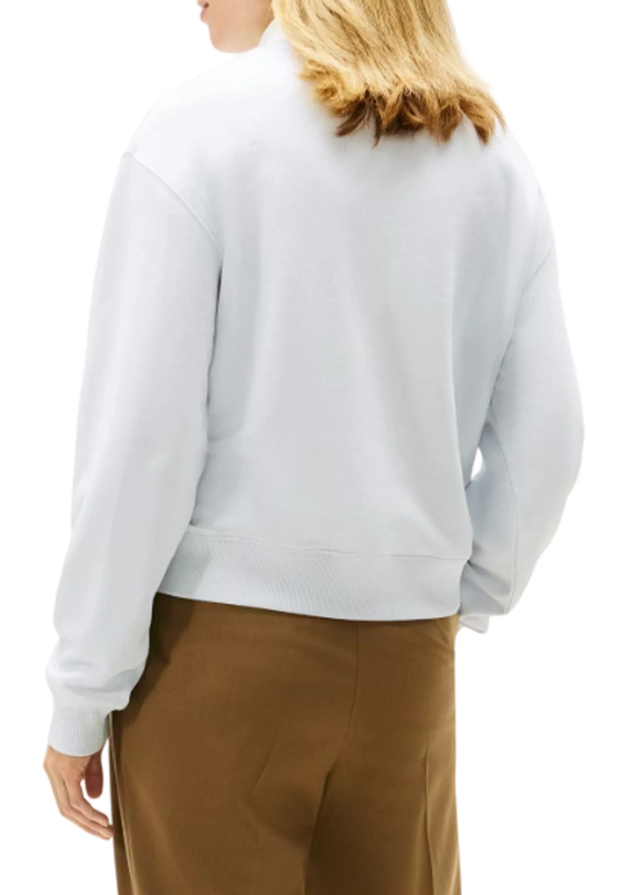 Tommy Hilfiger Felpa In Spugna Celeste Ww0Ww49418 170324