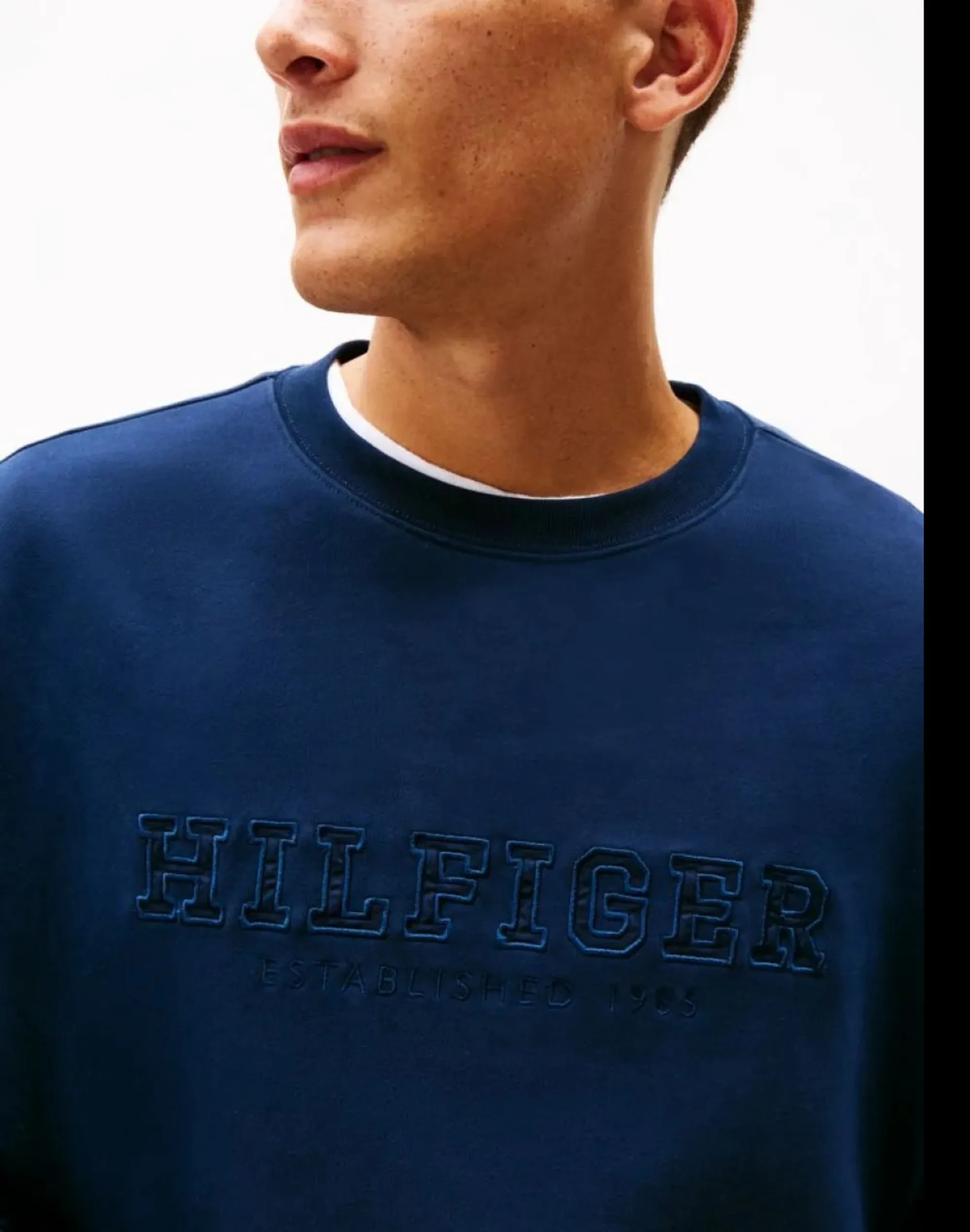 Tommy Hilfiger B'Logo Sweatshirt' Blue Mw0Mw41757 169850