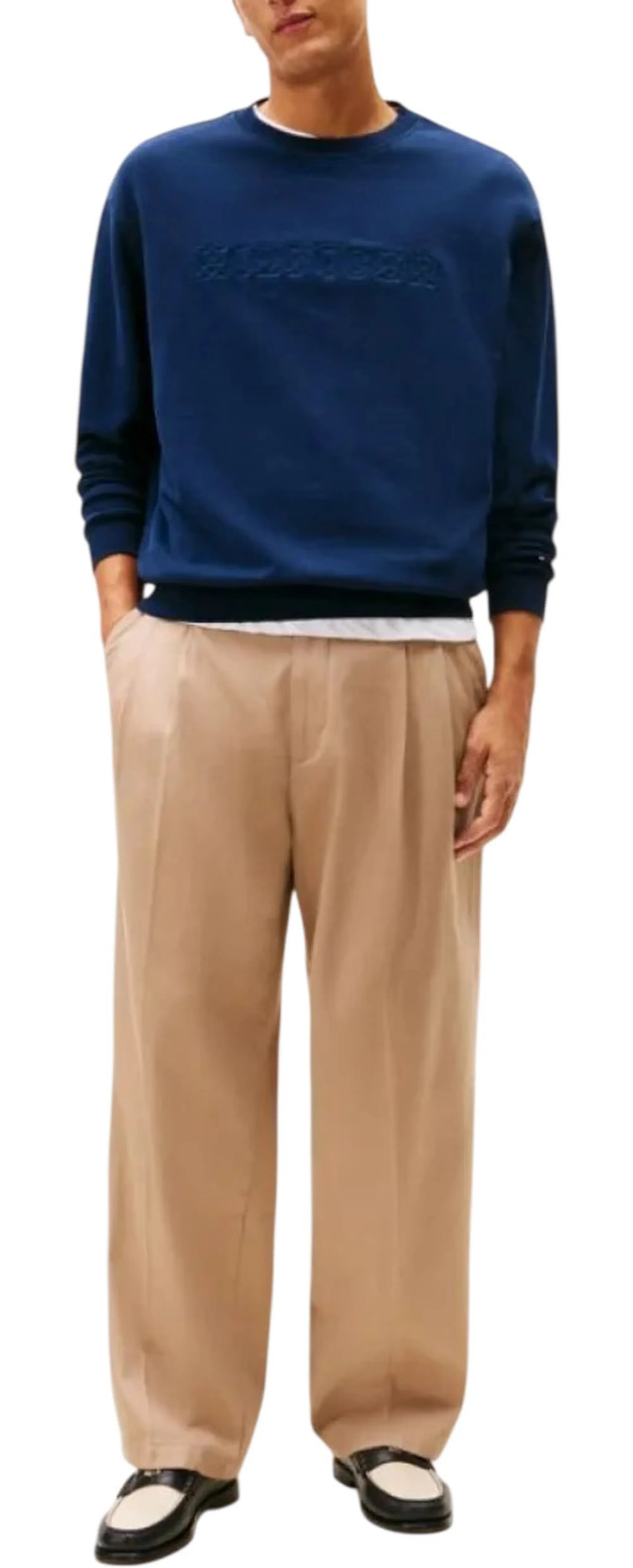 Tommy Hilfiger B'Logo Sweatshirt' Blue Mw0Mw41757 170112