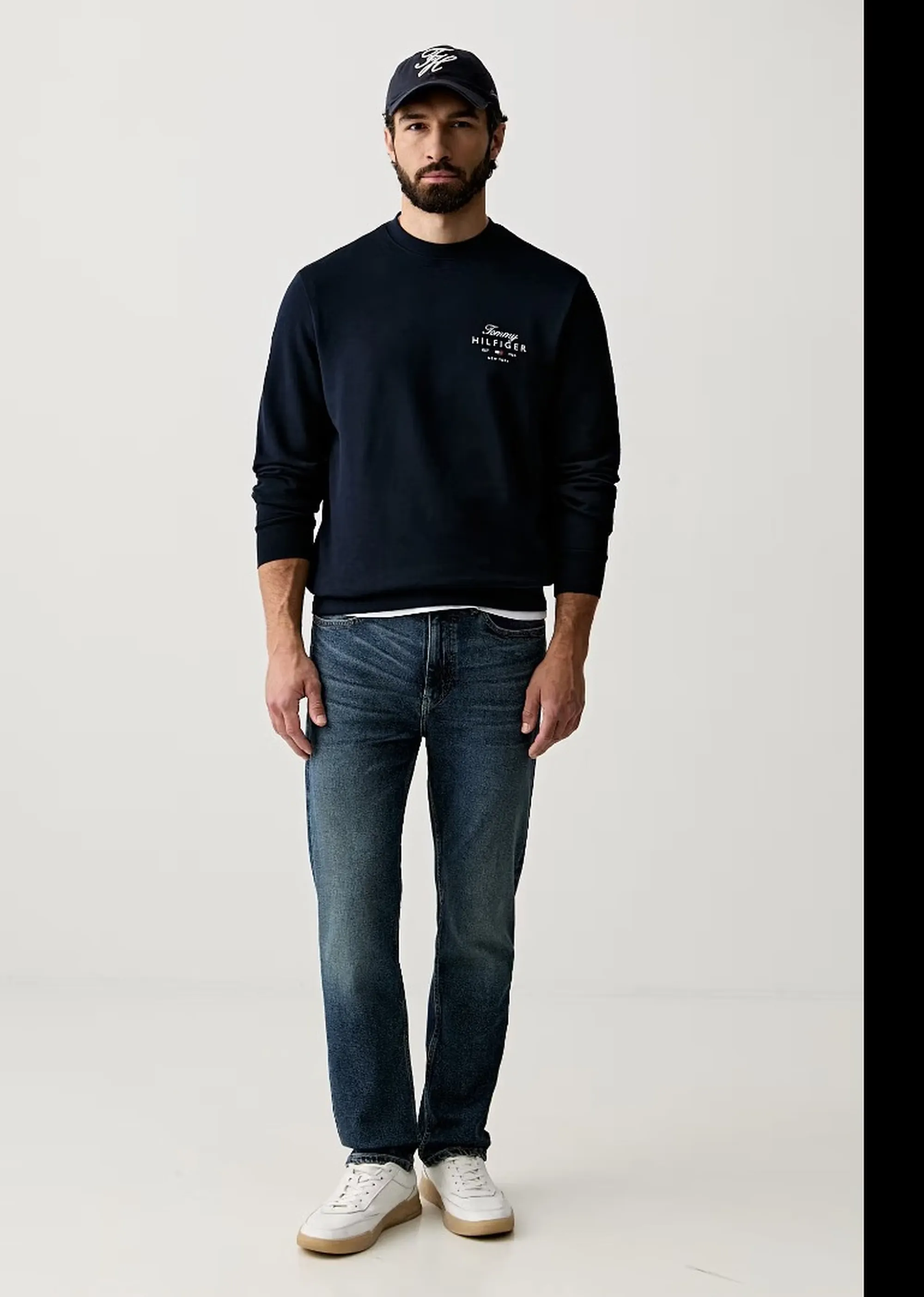 Tommy Hilfiger B' Stack Sweatshirt' Dark Blue Mw0Mw43218 184307