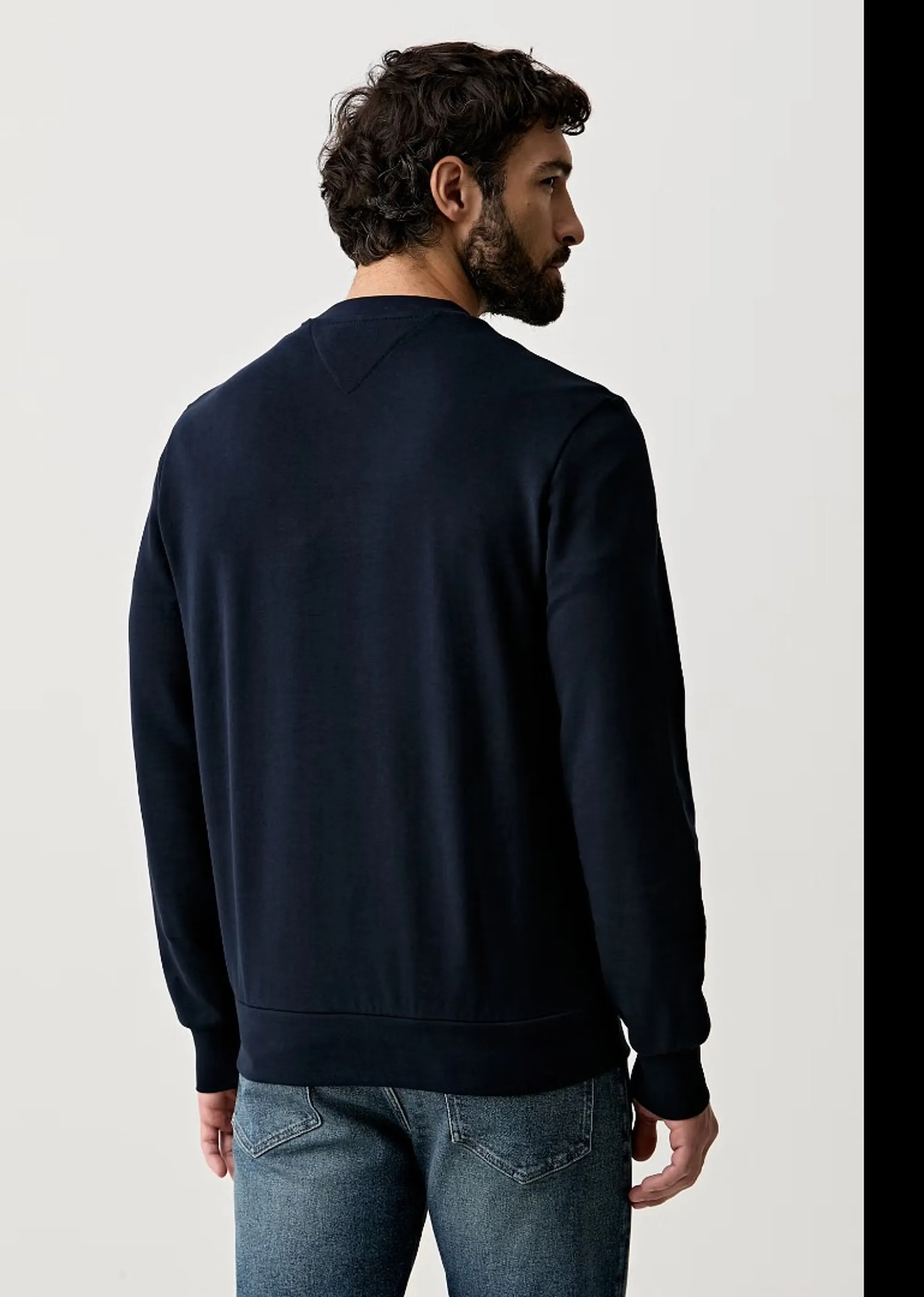 Tommy Hilfiger B' Stack Sweatshirt' Dark Blue Mw0Mw43218 184308