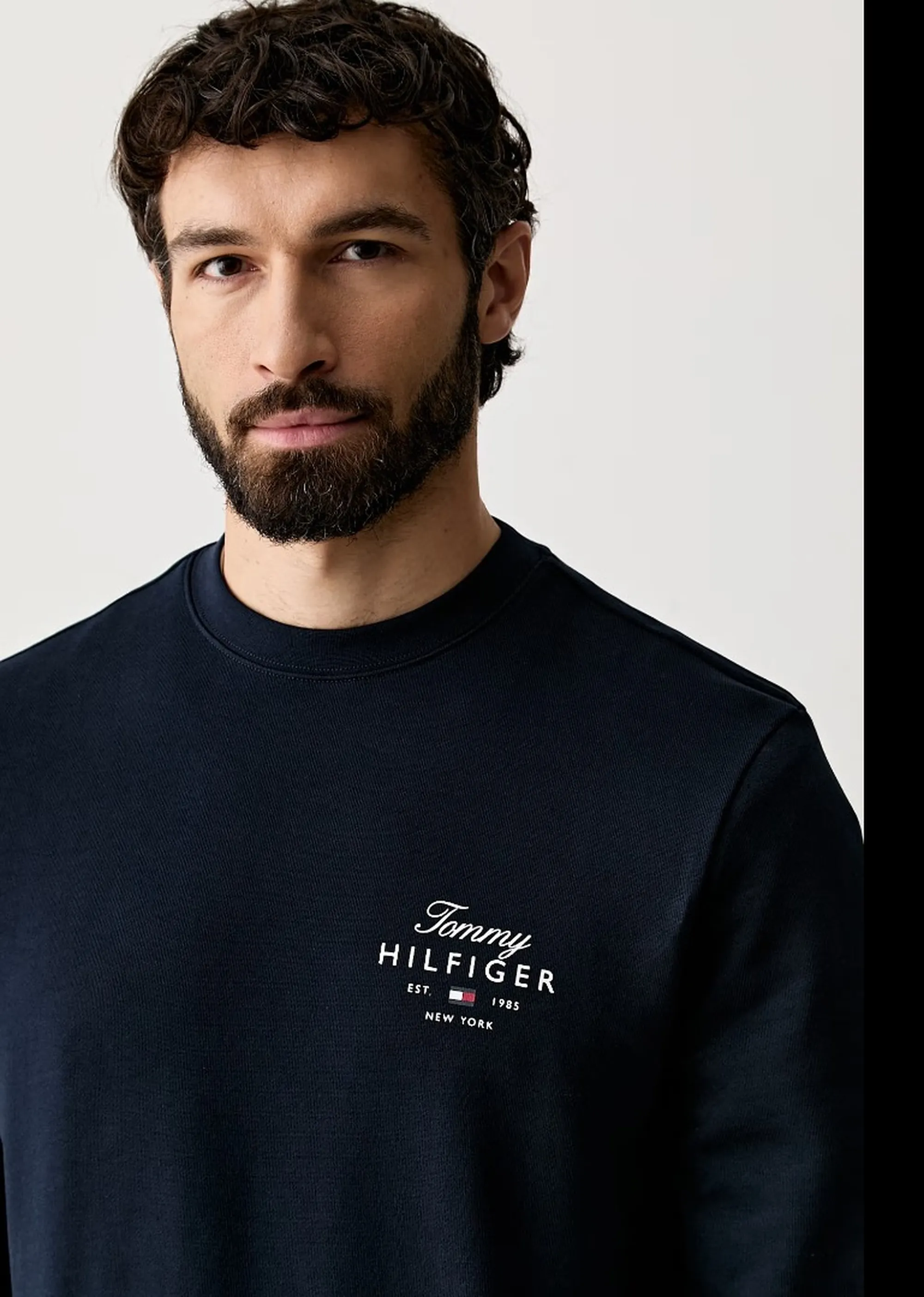 Tommy Hilfiger B' Stack Sweatshirt' Dark Blue Mw0Mw43218 184309