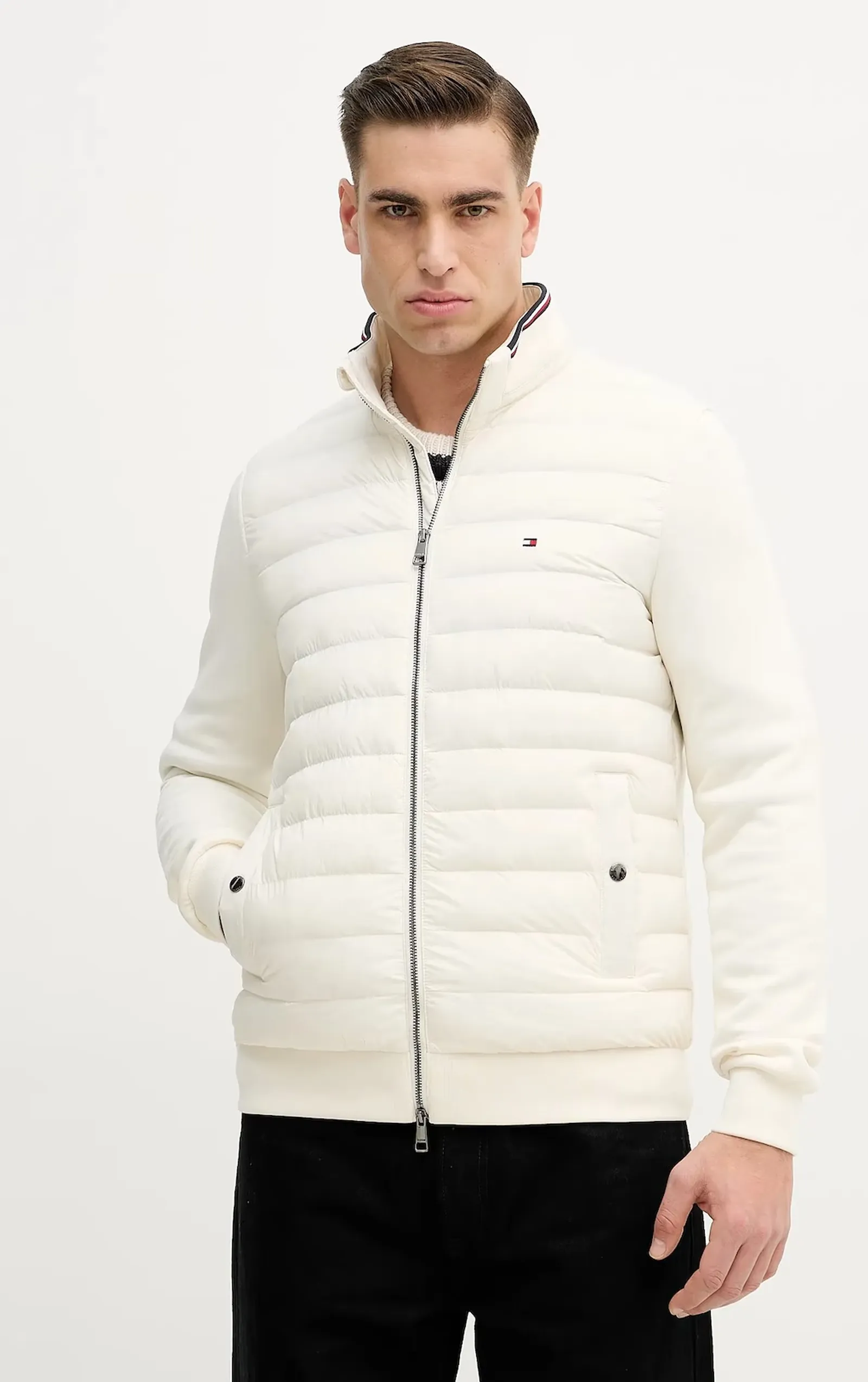 Tommy Hilfiger Giubbino Avorio Mw0Mw41329 169826