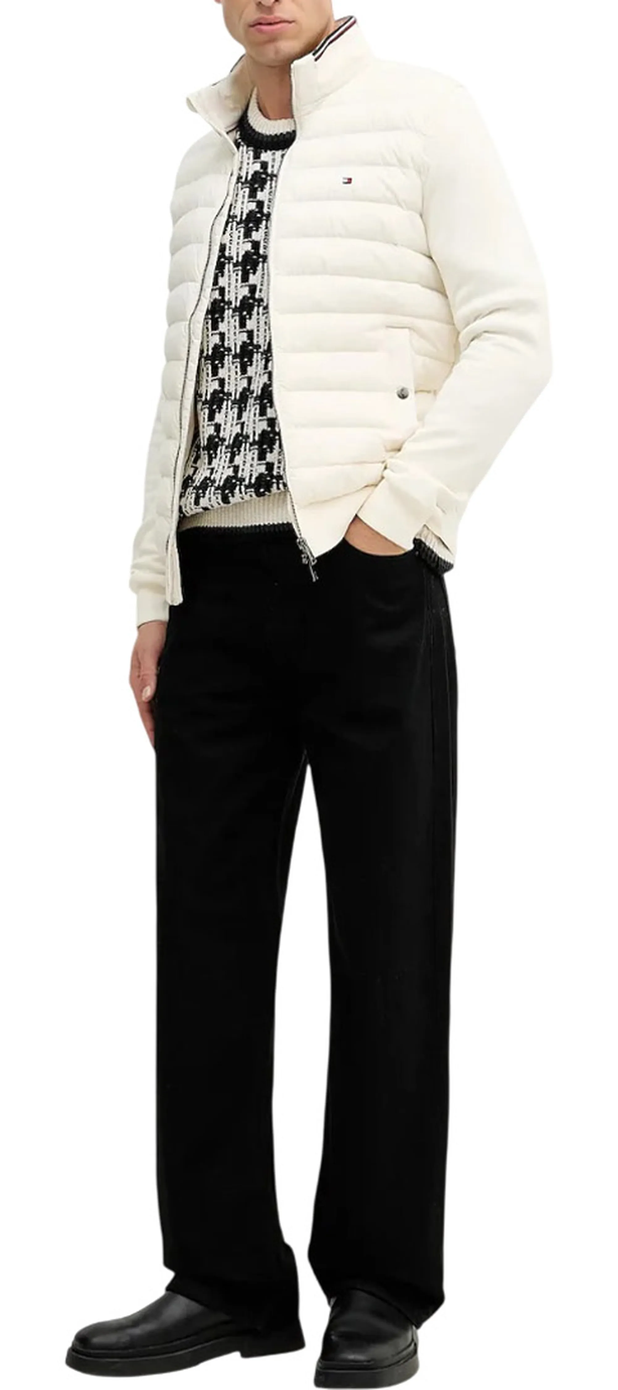 Tommy Hilfiger Giubbino Avorio Mw0Mw41329 170279