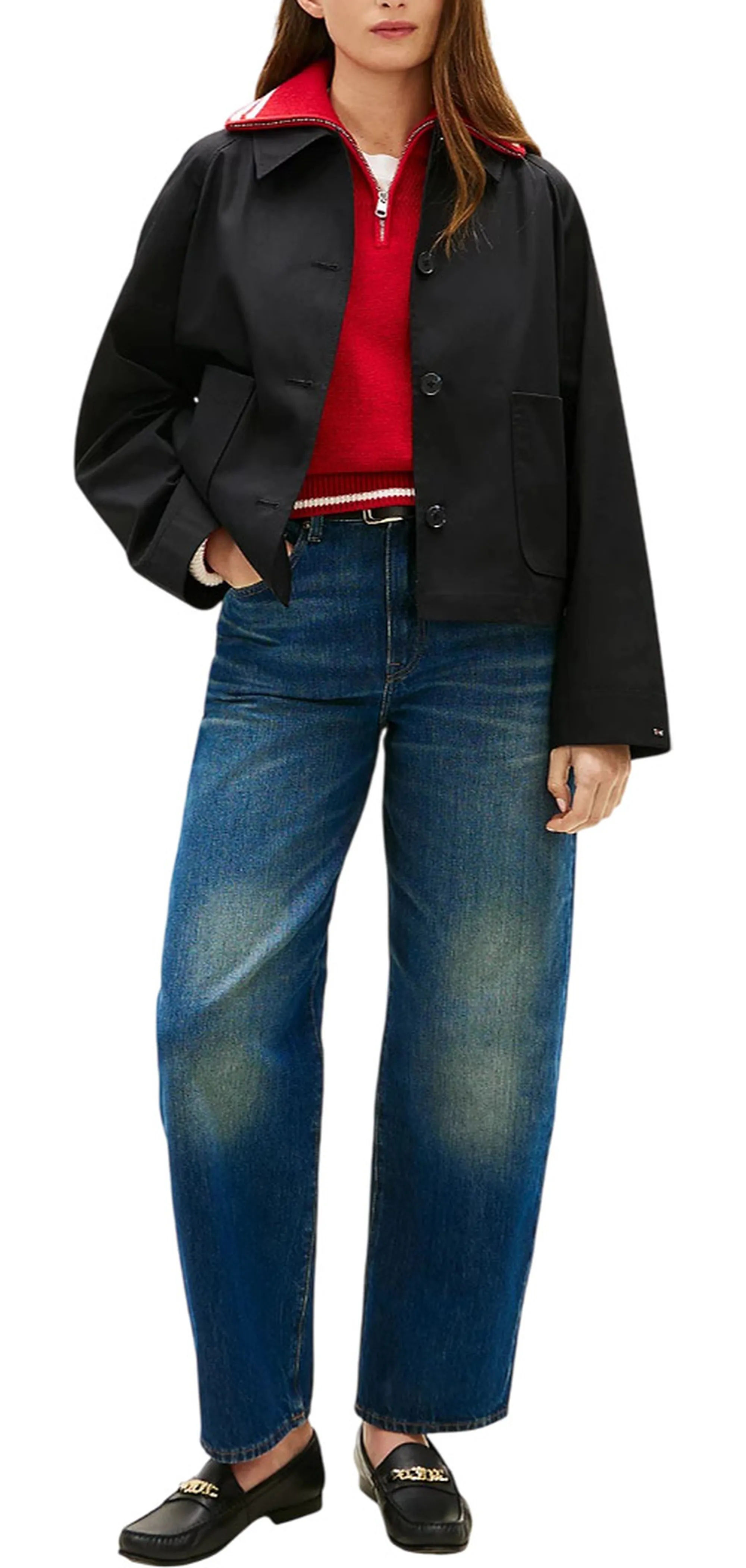 Tommy Hilfiger Giubbino Idrolepellente Nero Ww0Ww49585 170321