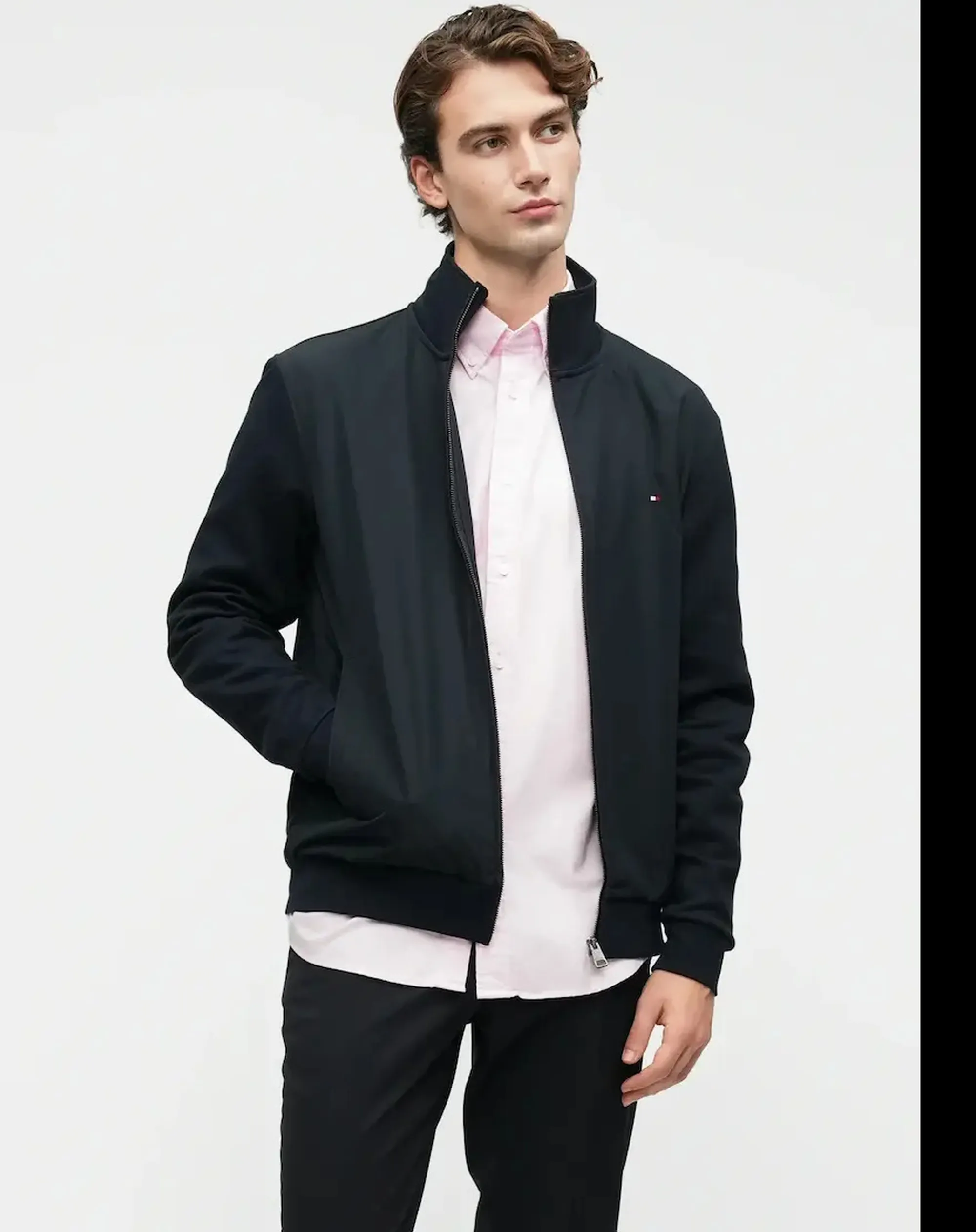 Tommy Hilfiger B'Technical Knit Jacket' Blue Mw0Mw41758 169551