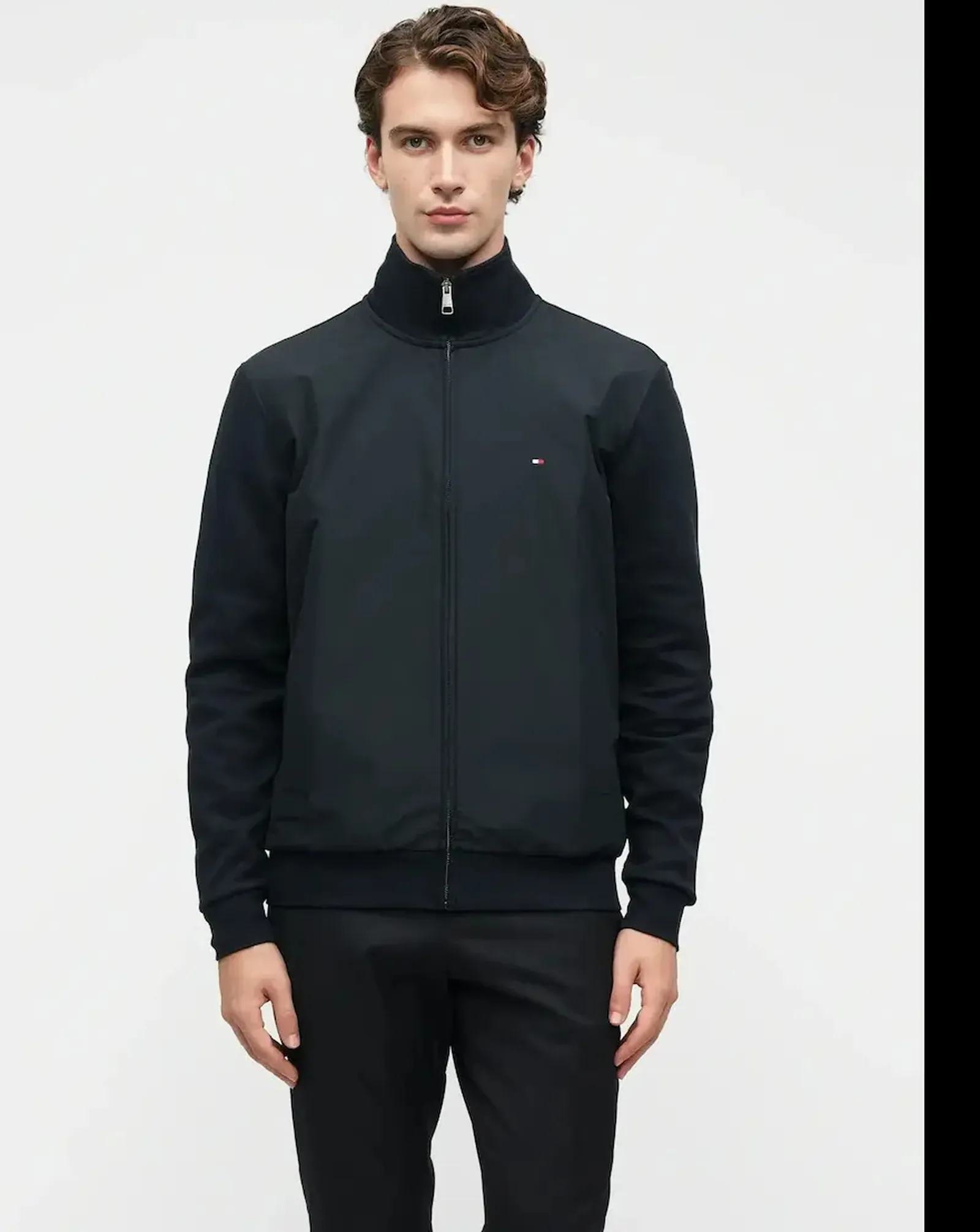 Tommy Hilfiger Giubbino In Maglia Tecnica Blu Mw0Mw41758 169552