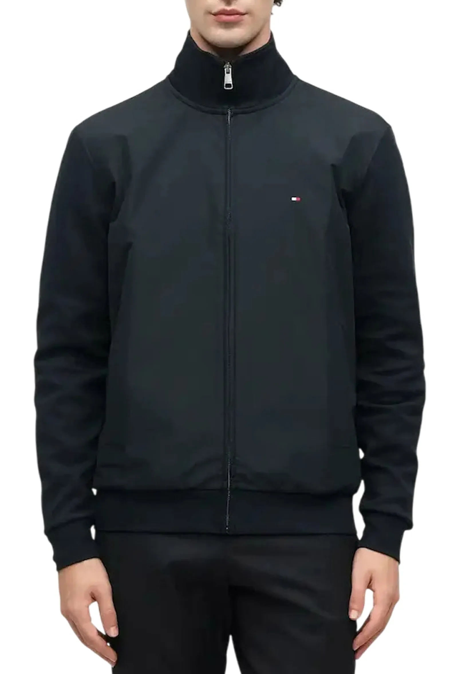 Tommy Hilfiger Giubbino In Maglia Tecnica Blu Mw0Mw41758 170091