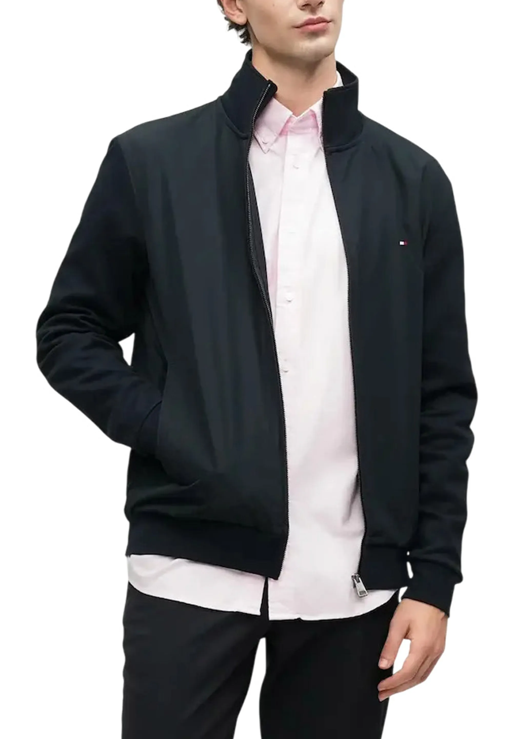 Tommy Hilfiger B'Technical Knit Jacket' Blue Mw0Mw41758 170100