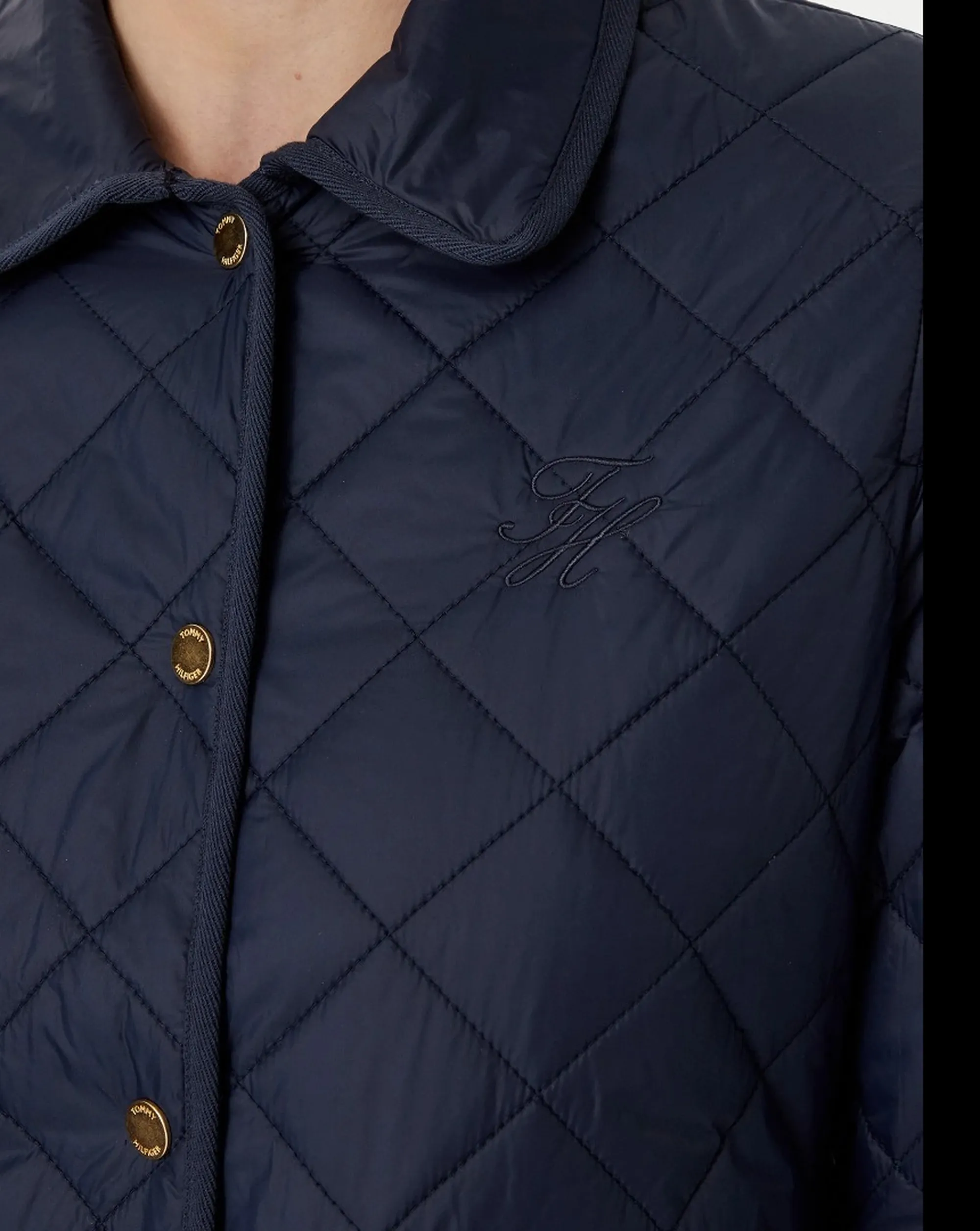 Tommy Hilfiger B'Padded Slim Quilt Jacket' Dark Blue Ww0Ww50936 184294