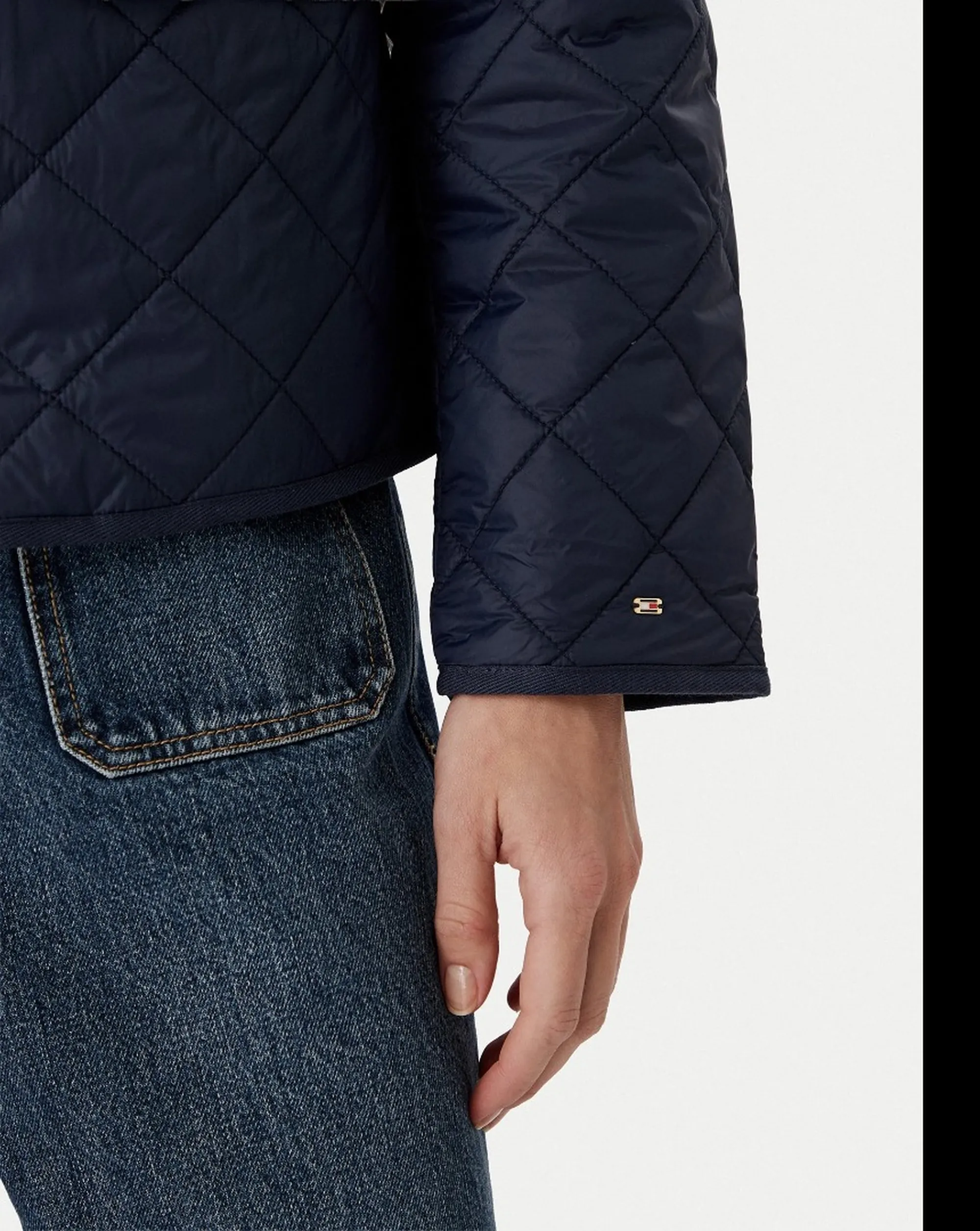 Tommy Hilfiger B'Padded Slim Quilt Jacket' Dark Blue Ww0Ww50936 184295