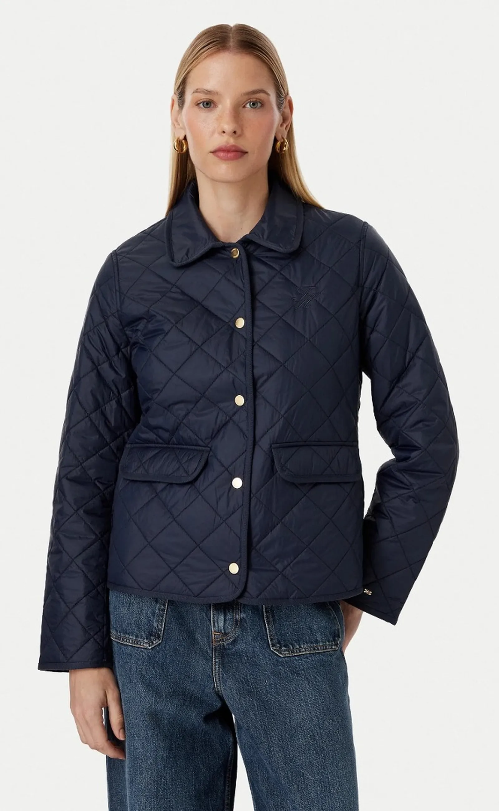 Tommy Hilfiger Giubbino Padded Slim Quilt Blu Scuro Ww0Ww50936 184297
