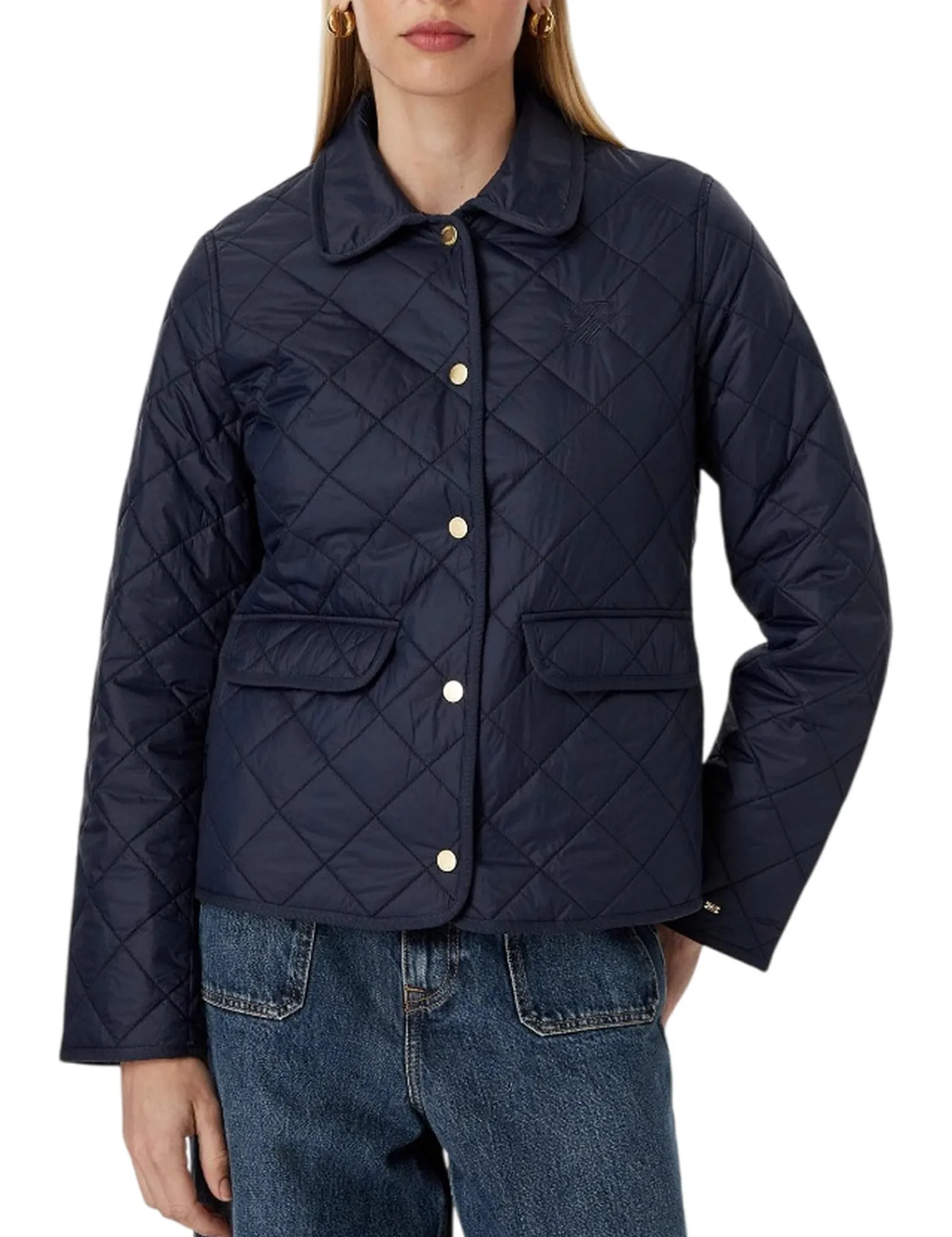Tommy Hilfiger Giubbino Padded Slim Quilt Blu Scuro Ww0Ww50936 184956