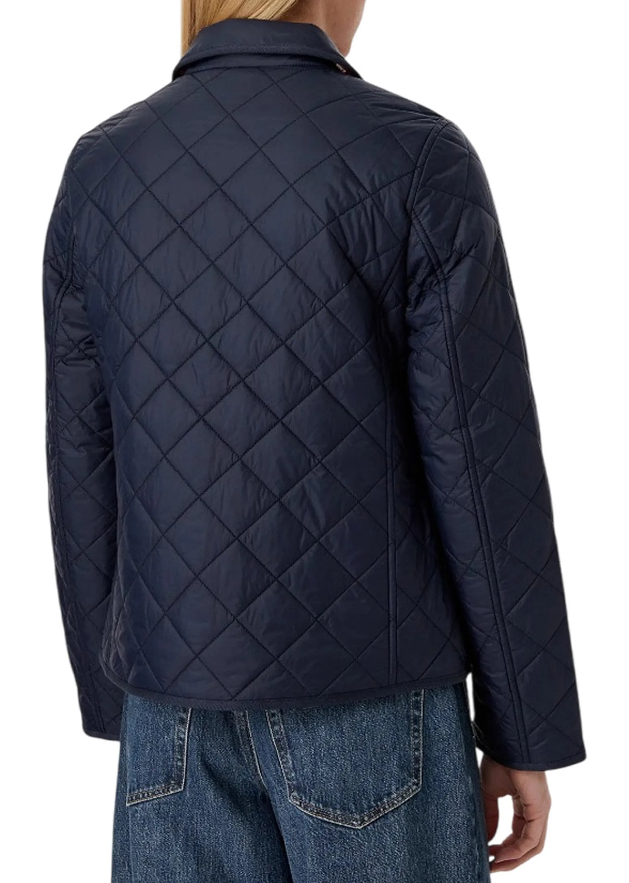 Tommy Hilfiger Giubbino Padded Slim Quilt Blu Scuro Ww0Ww50936 184957