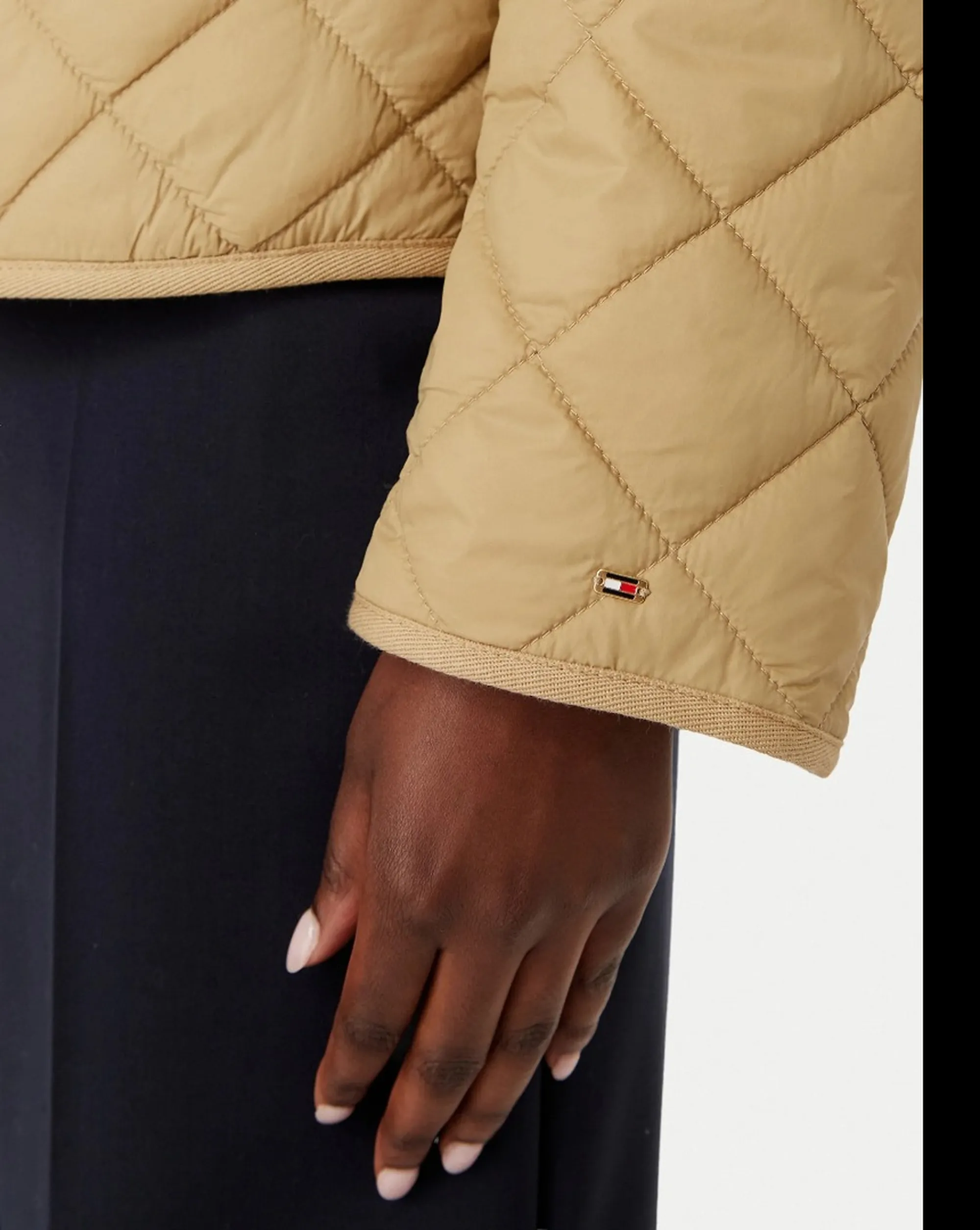Tommy Hilfiger B'Padded Slim Quilt Jacket' Camel Ww0Ww50936 184289