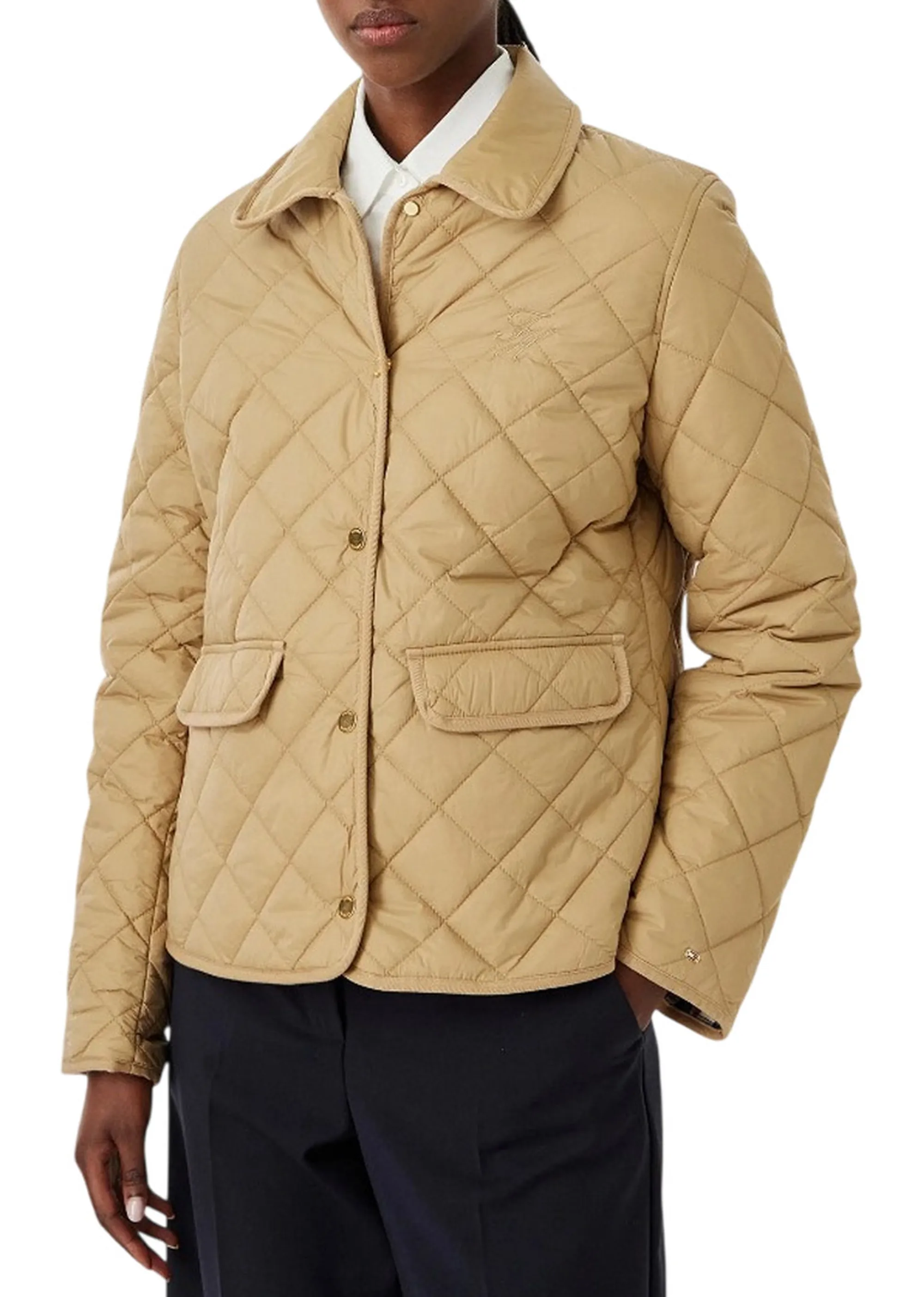 Tommy Hilfiger Giubbino Padded Slim Quilt Cammello Ww0Ww50936 184970