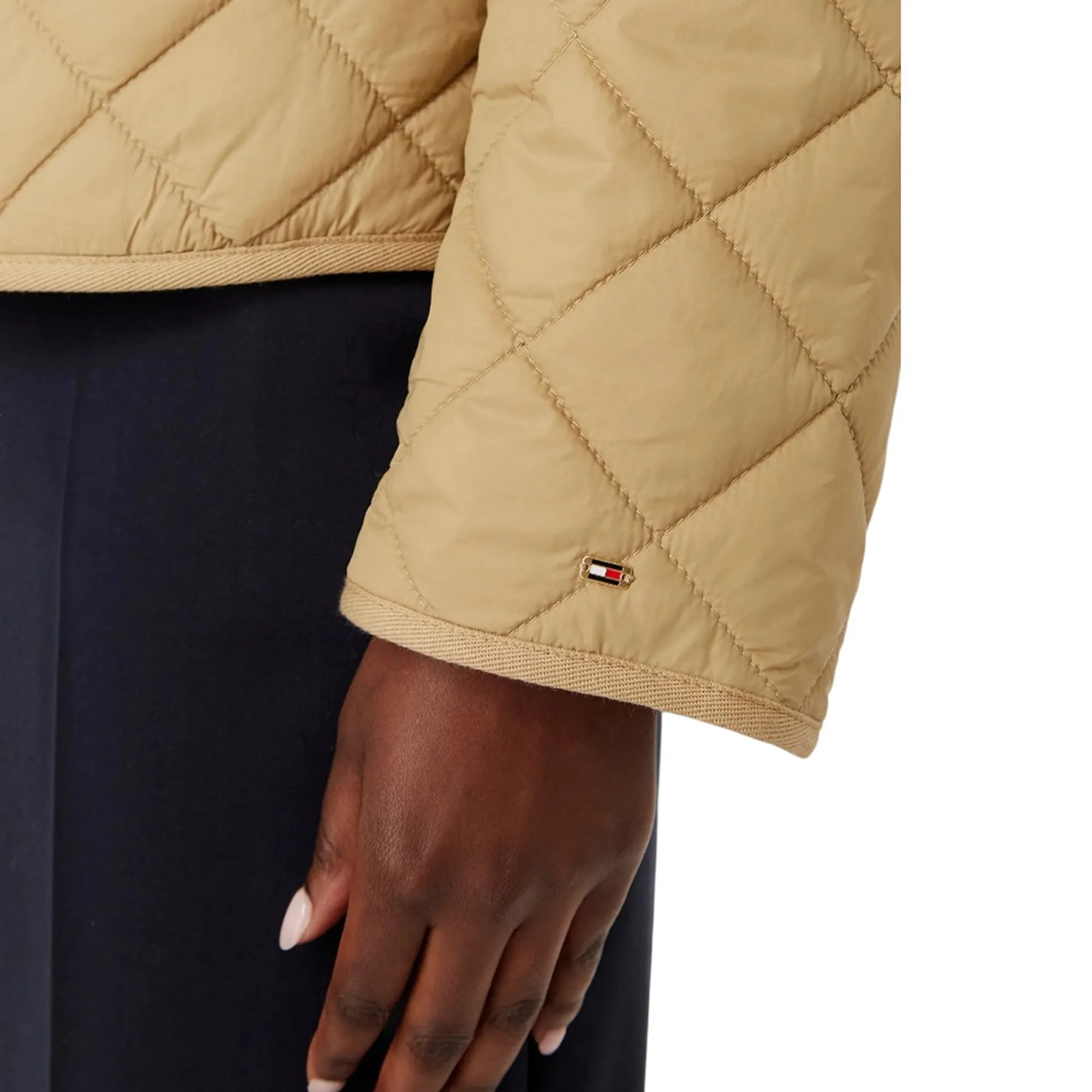 Tommy Hilfiger Giubbino Padded Slim Quilt Cammello Ww0Ww50936 184978
