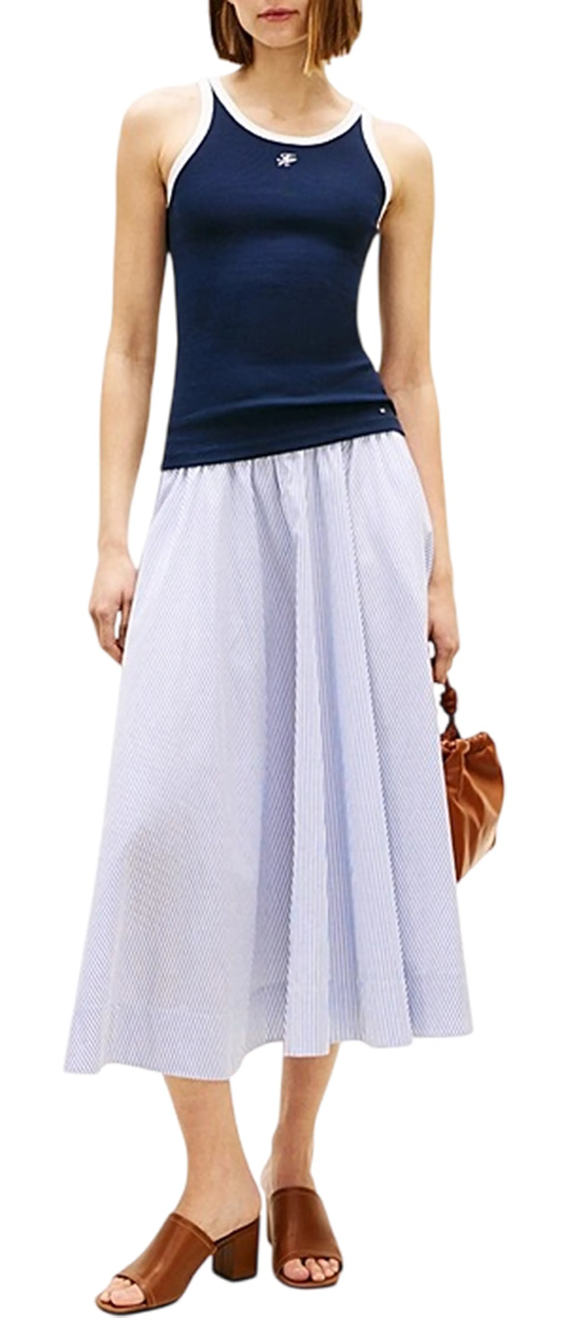 Tommy Hilfiger Gonna Bianco Ww0Ww48936 176684