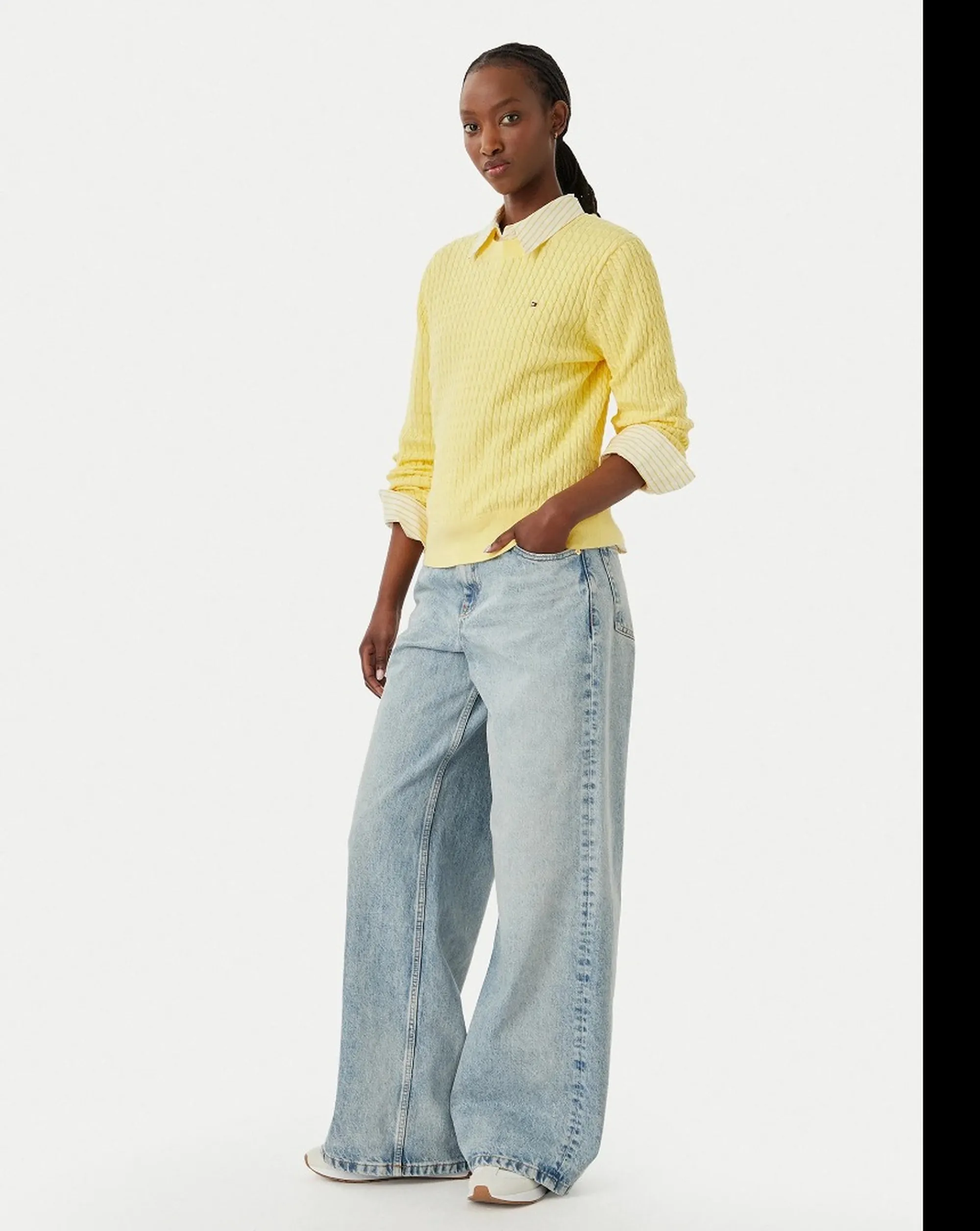 Tommy Hilfiger B'Wide Leged Jeans' Light Denim Ww0Ww51090 184234