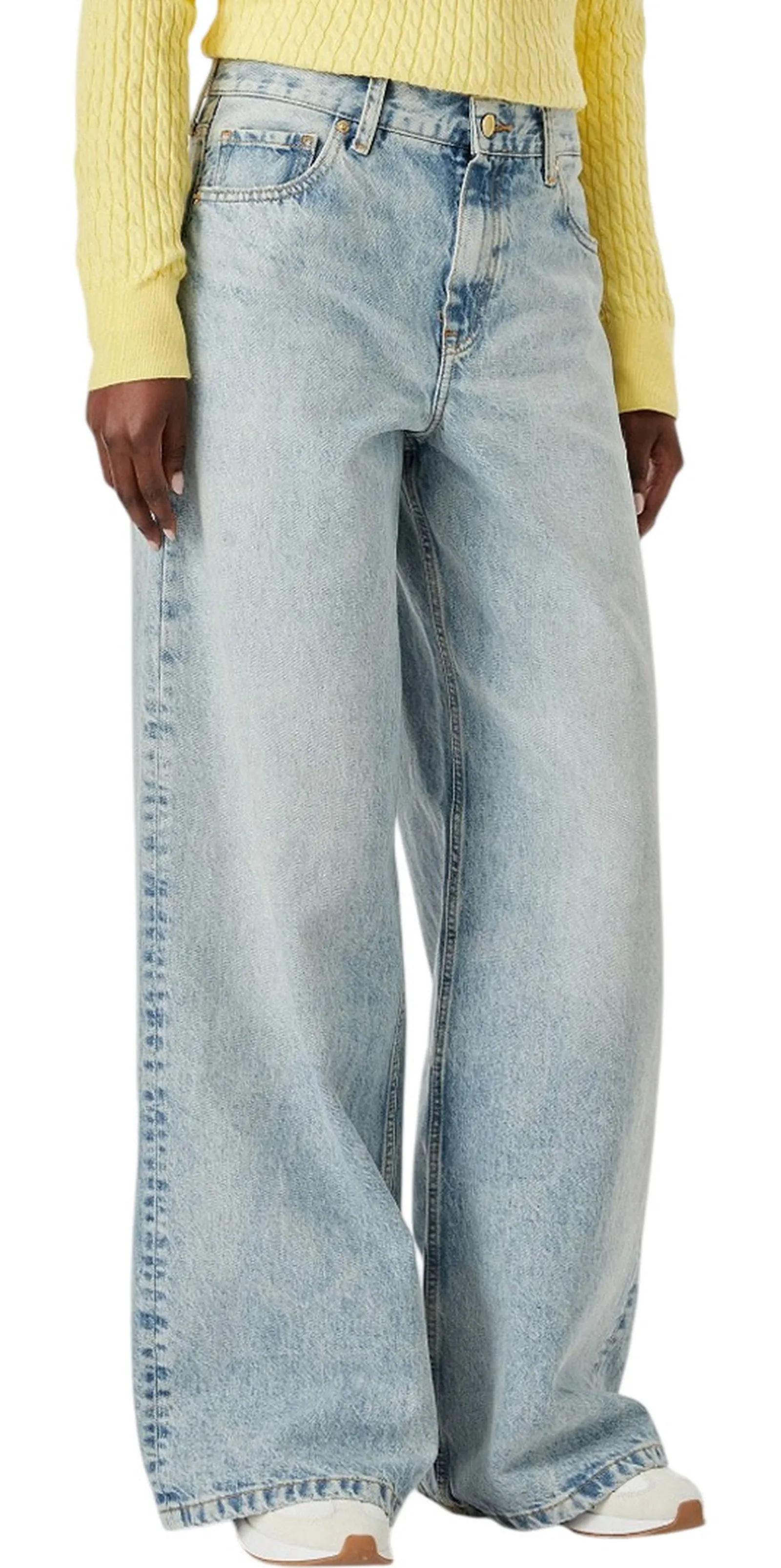 Tommy Hilfiger Jeans A Gamba Larga Denim Chiaro Ww0Ww51090 185053