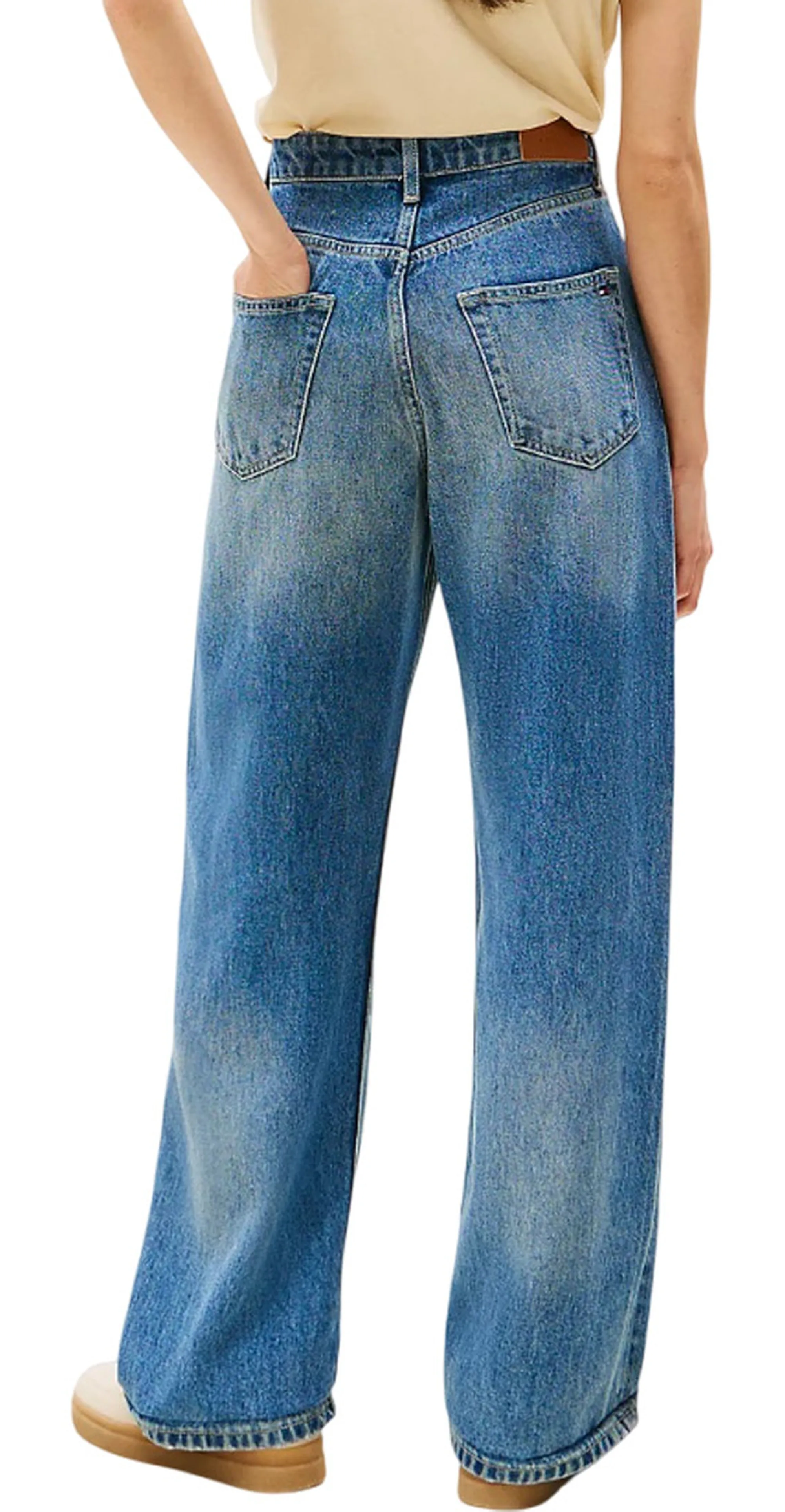 Tommy Hilfiger Jeans Largi A Vita Media Denim Ww0Ww47151 155360
