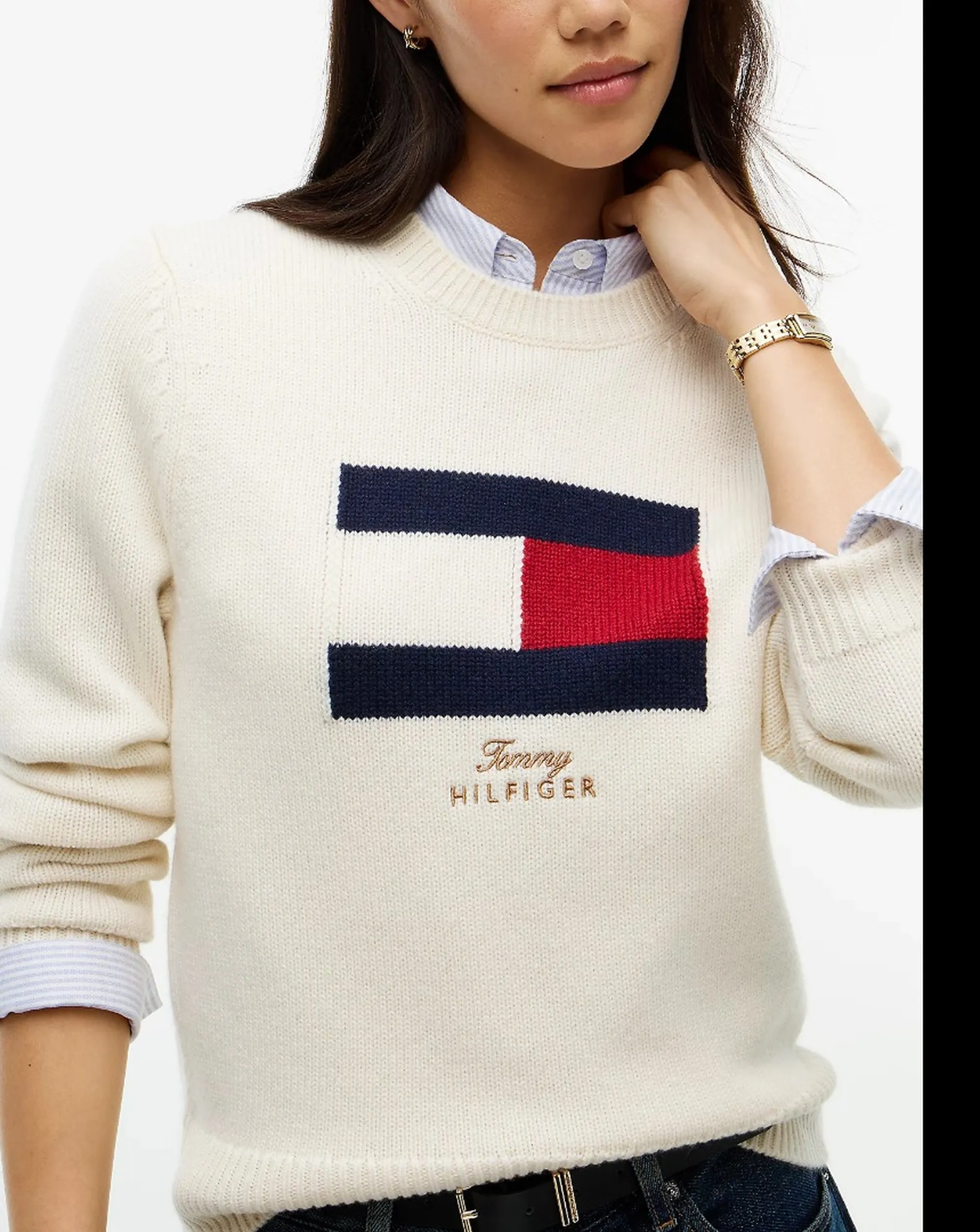 Tommy Hilfiger B'Sweater ' Ivory Ww0Ww51450 201476