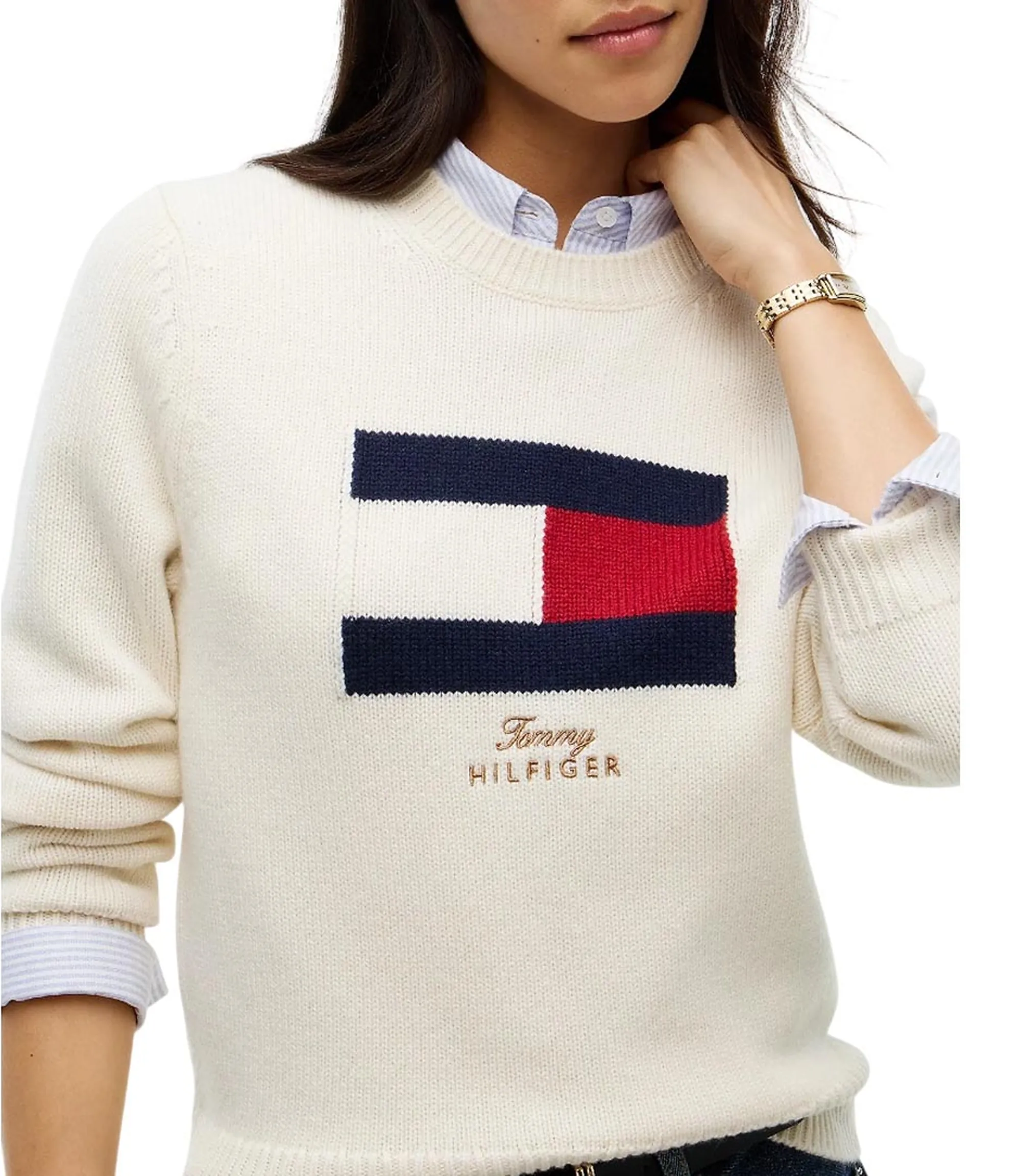 Tommy Hilfiger B'Sweater ' Ivory Ww0Ww51450 201639