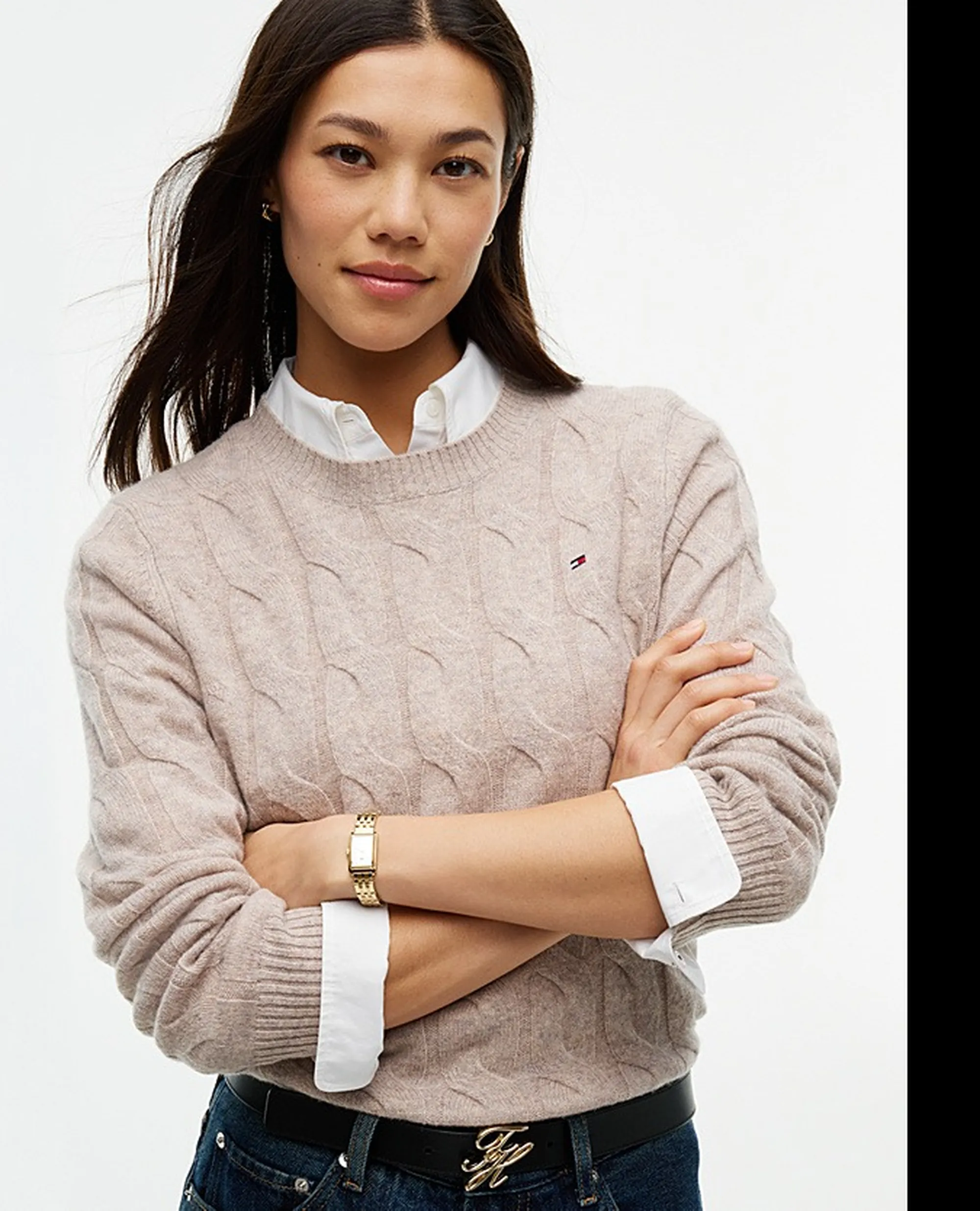Tommy Hilfiger B'Sweater ' Beige Ww0Ww43586 201482