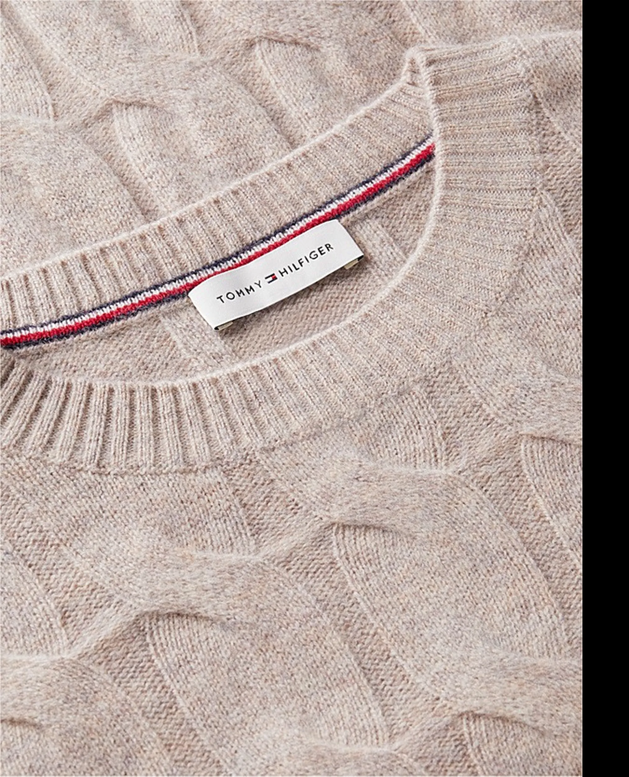 Tommy Hilfiger B'Sweater ' Beige Ww0Ww43586 201485