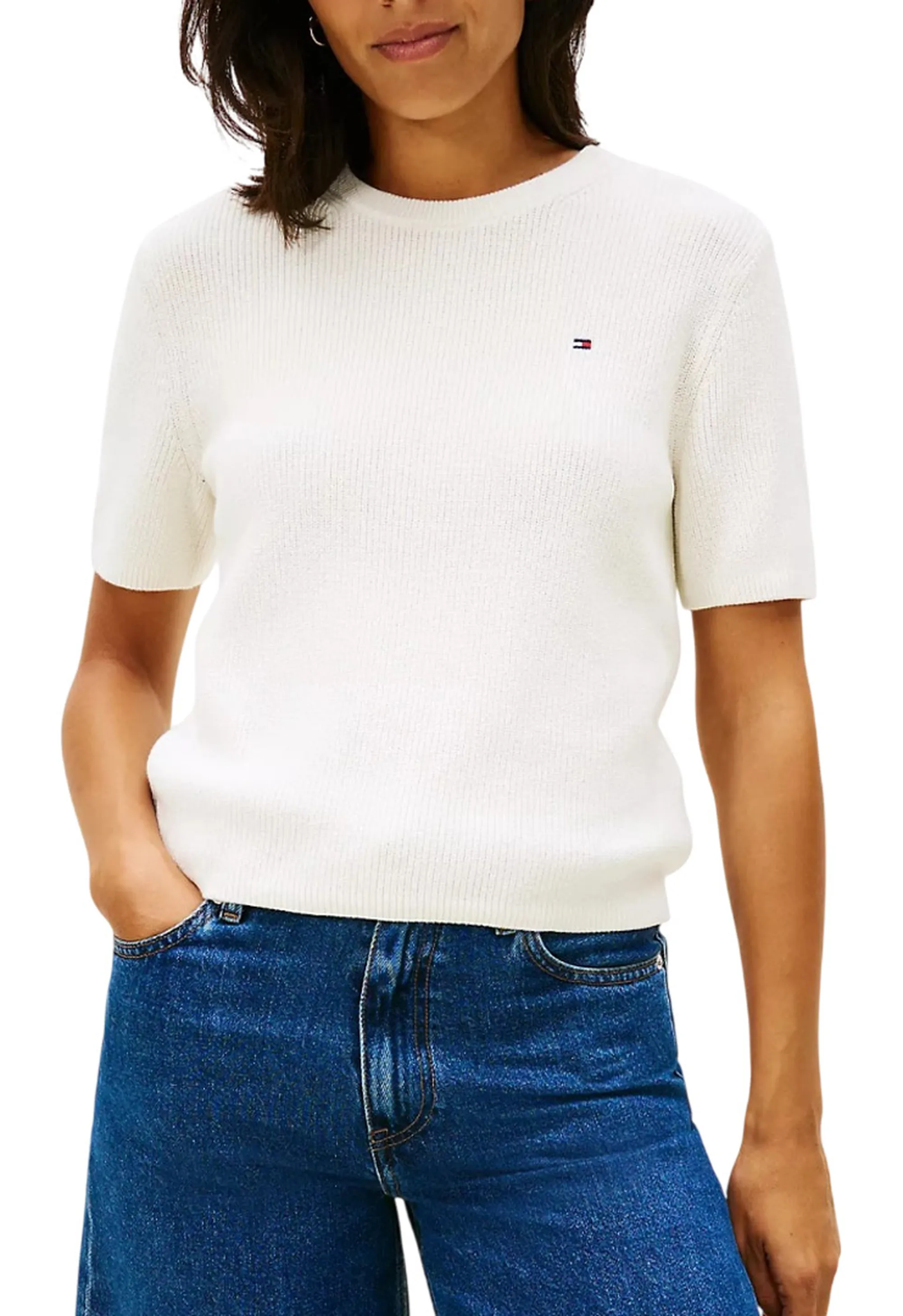 Tommy Hilfiger Maglia Bianco Ww0Ww48793 170359